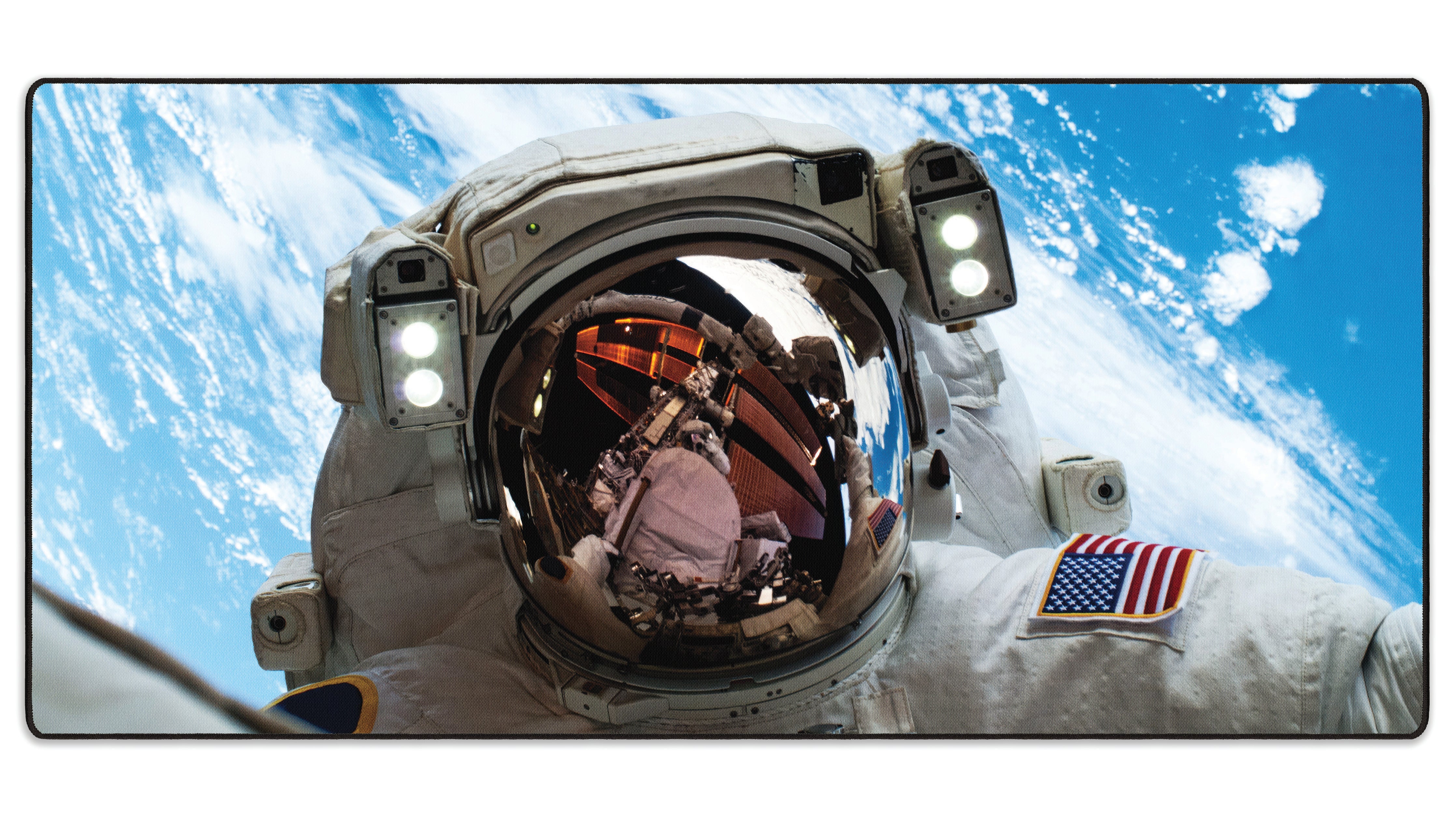Astronaut's Space Gaze - The Mousepad Company