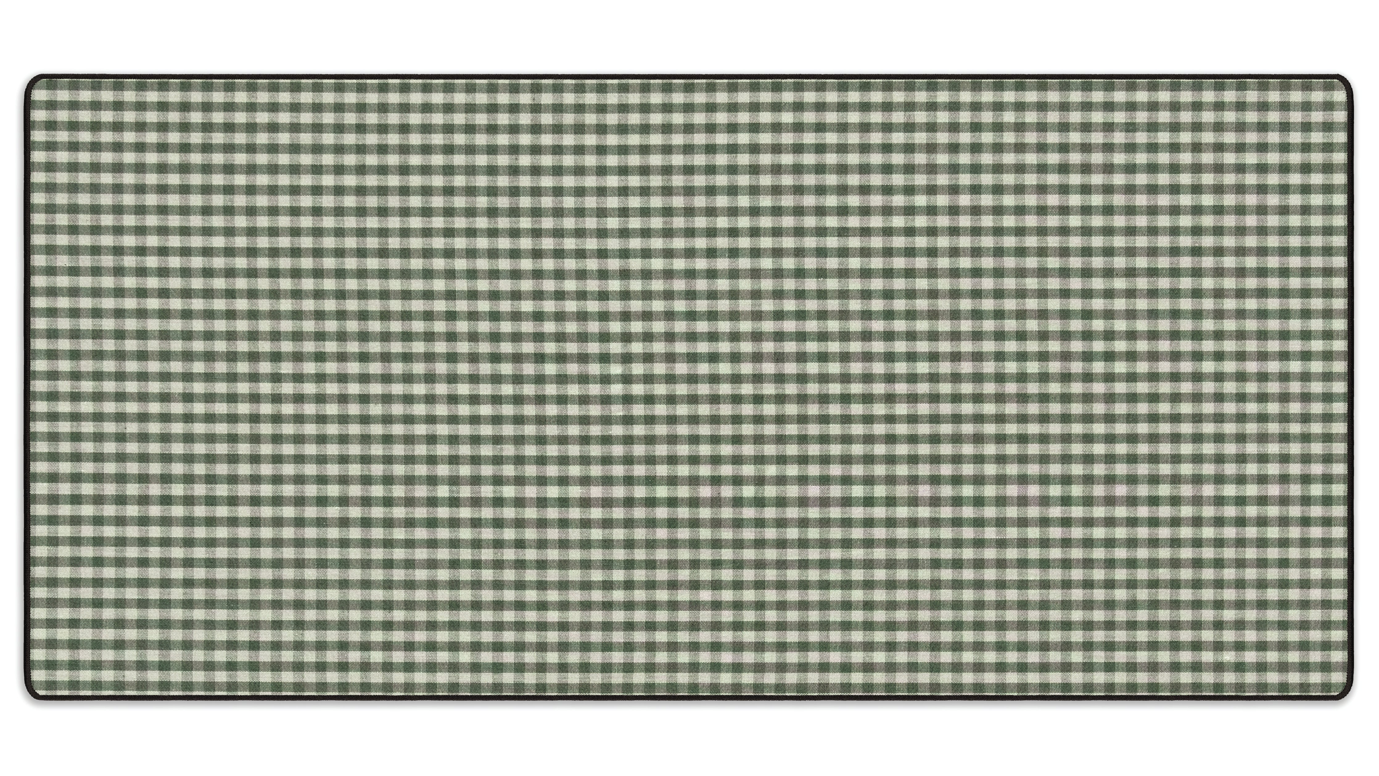 Green Gingham - The Mousepad Company