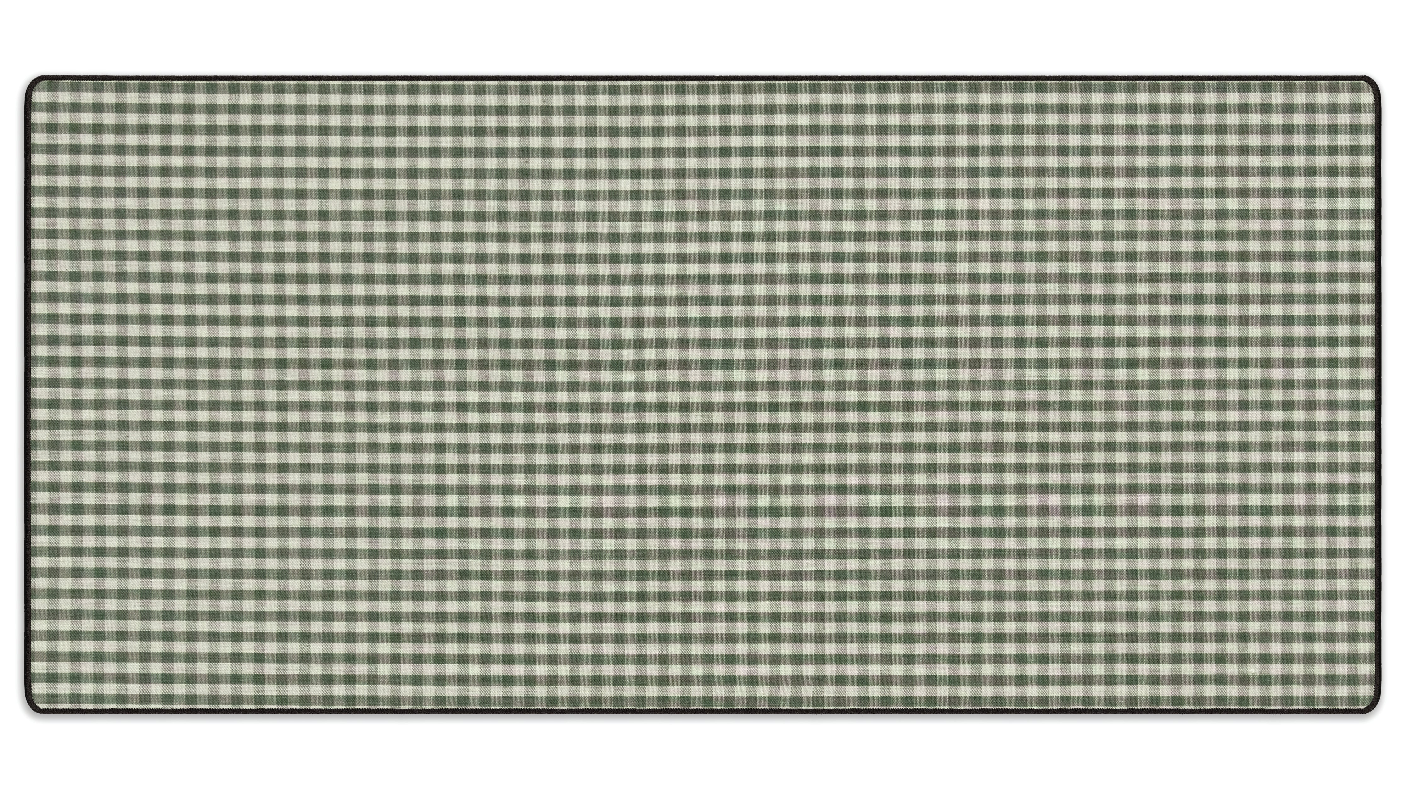 Green Gingham - The Mousepad Company