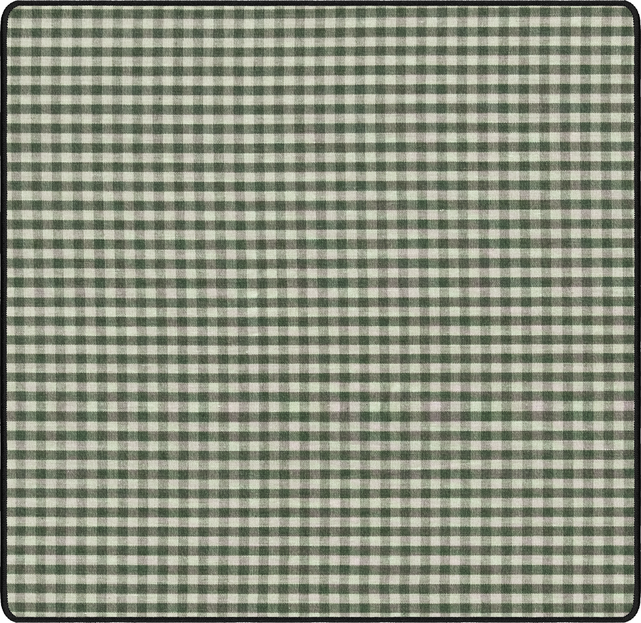 Green Gingham mousepad thumbnail, Green, Medium/Small