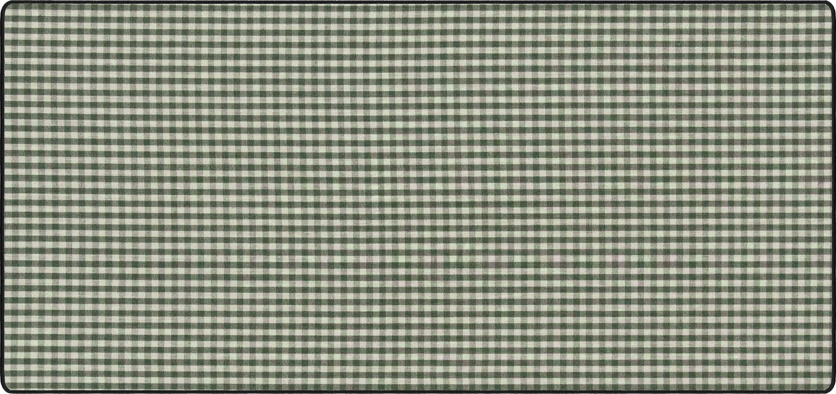 Green Gingham mousepad thumbnail, Green, Large/XXL