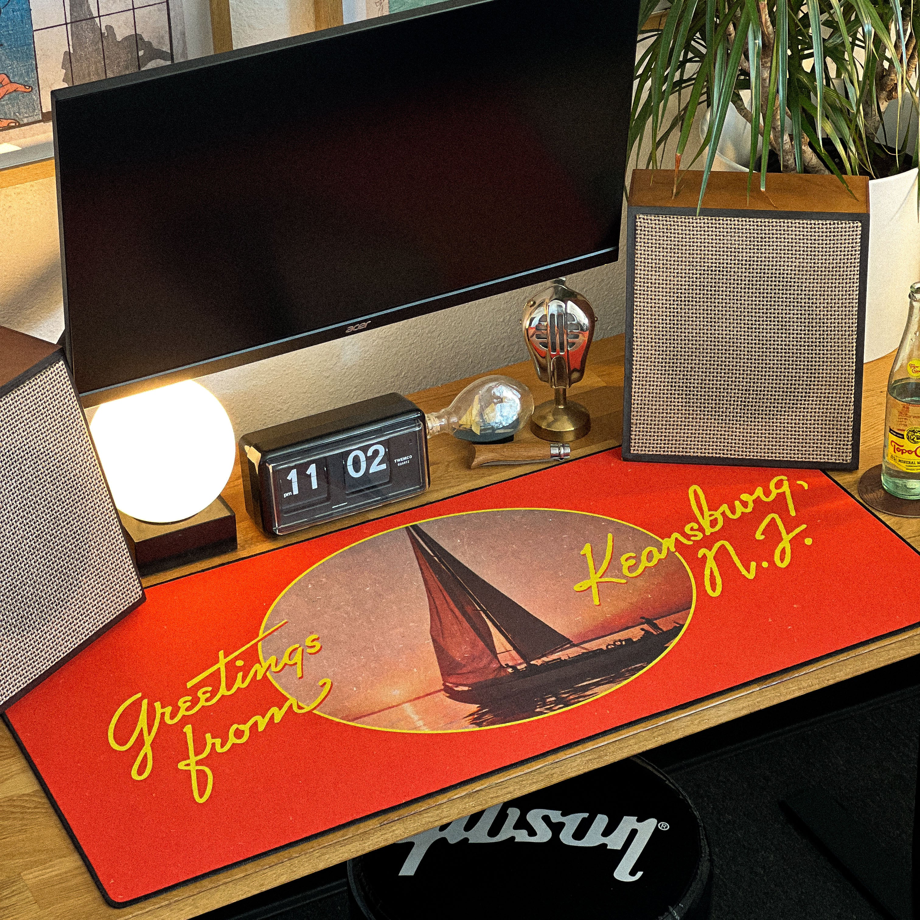 Greetings From Keansburg - Original desk setup