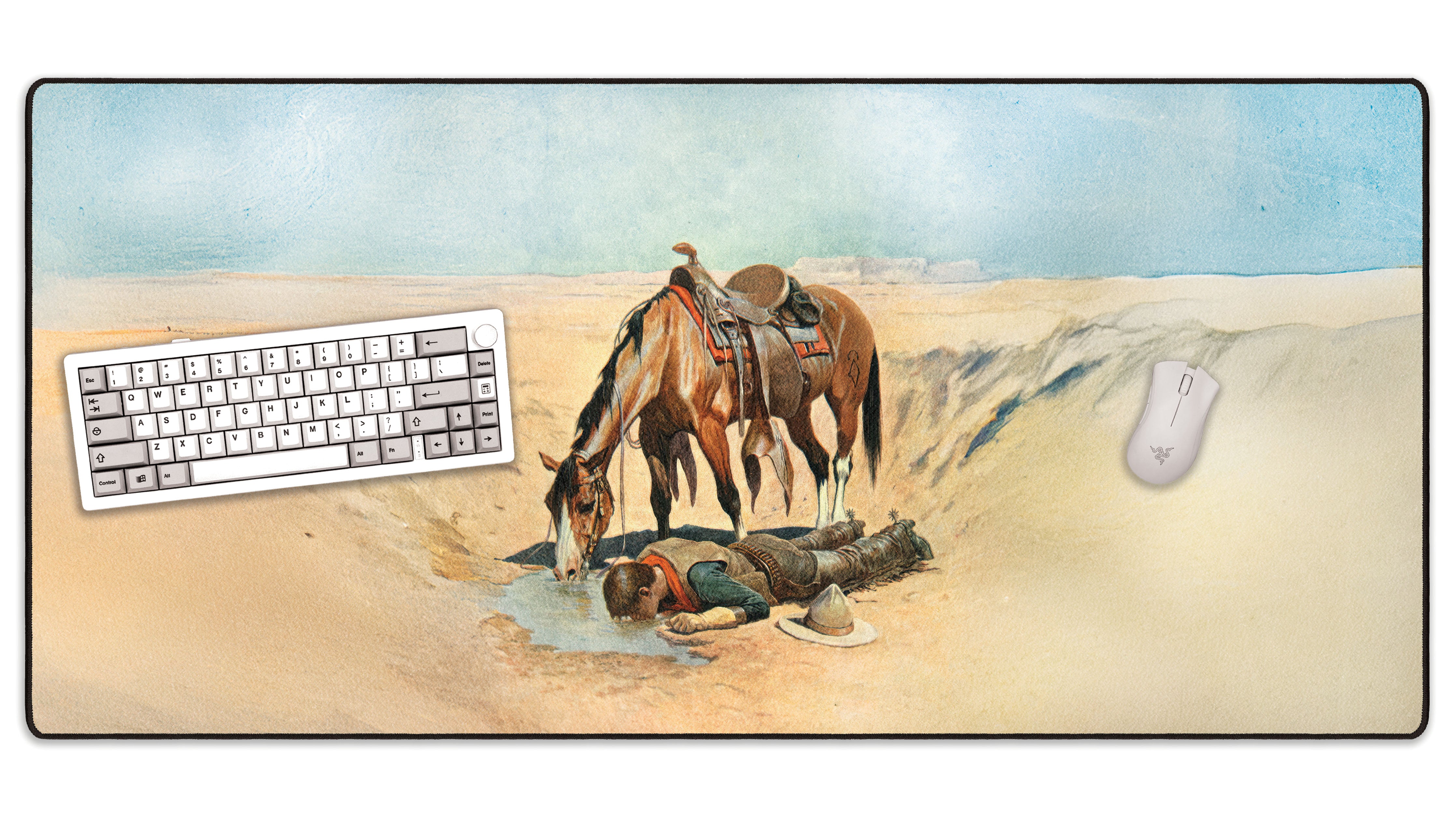 The Water Hole by Stanley L Wood - The Mousepad Company