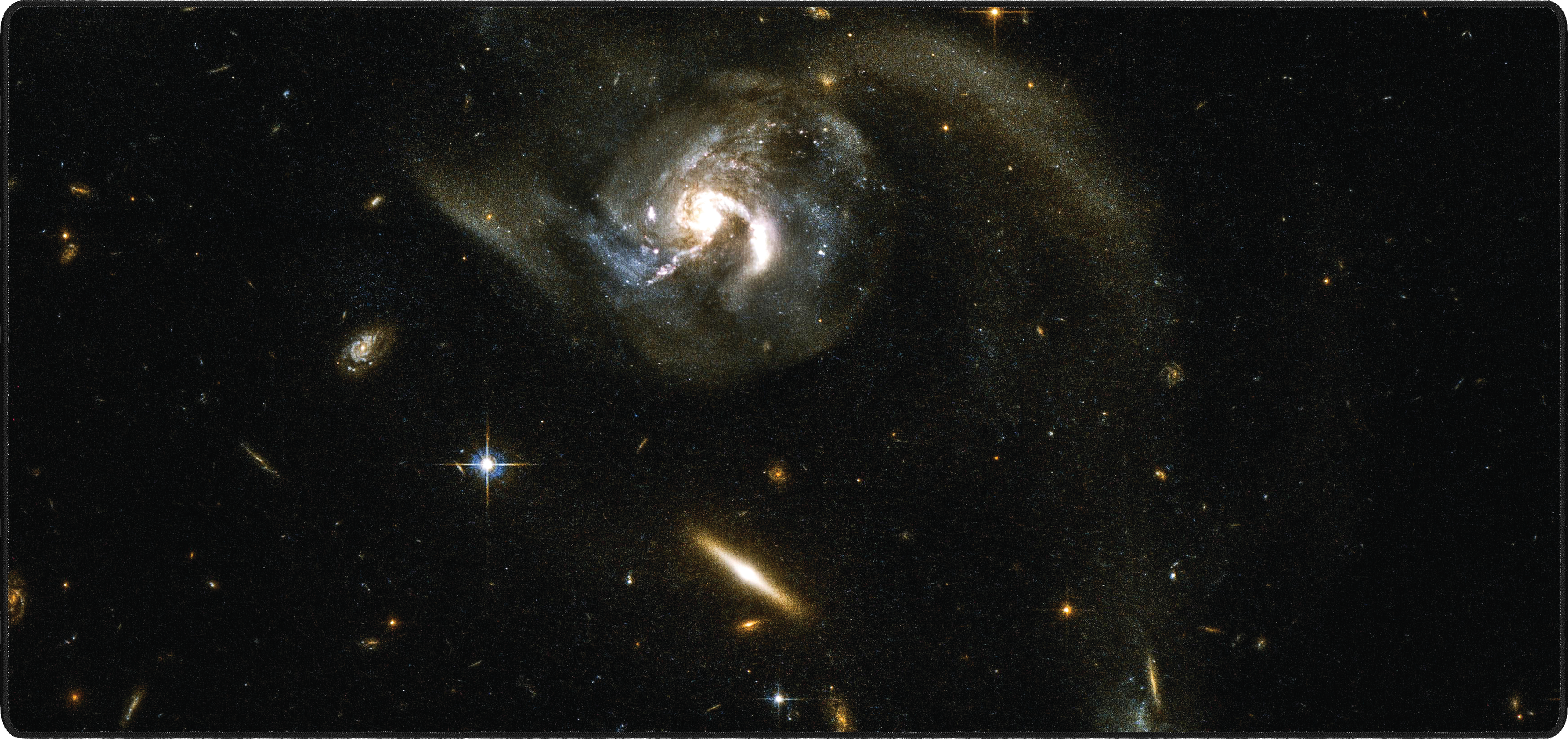 Hubble Interacting Galaxy NGC 6090 mousepad thumbnail, Original, Large/XXL