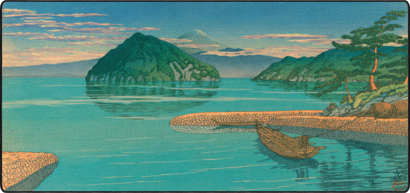 Izuno Mitsu, by Hasui