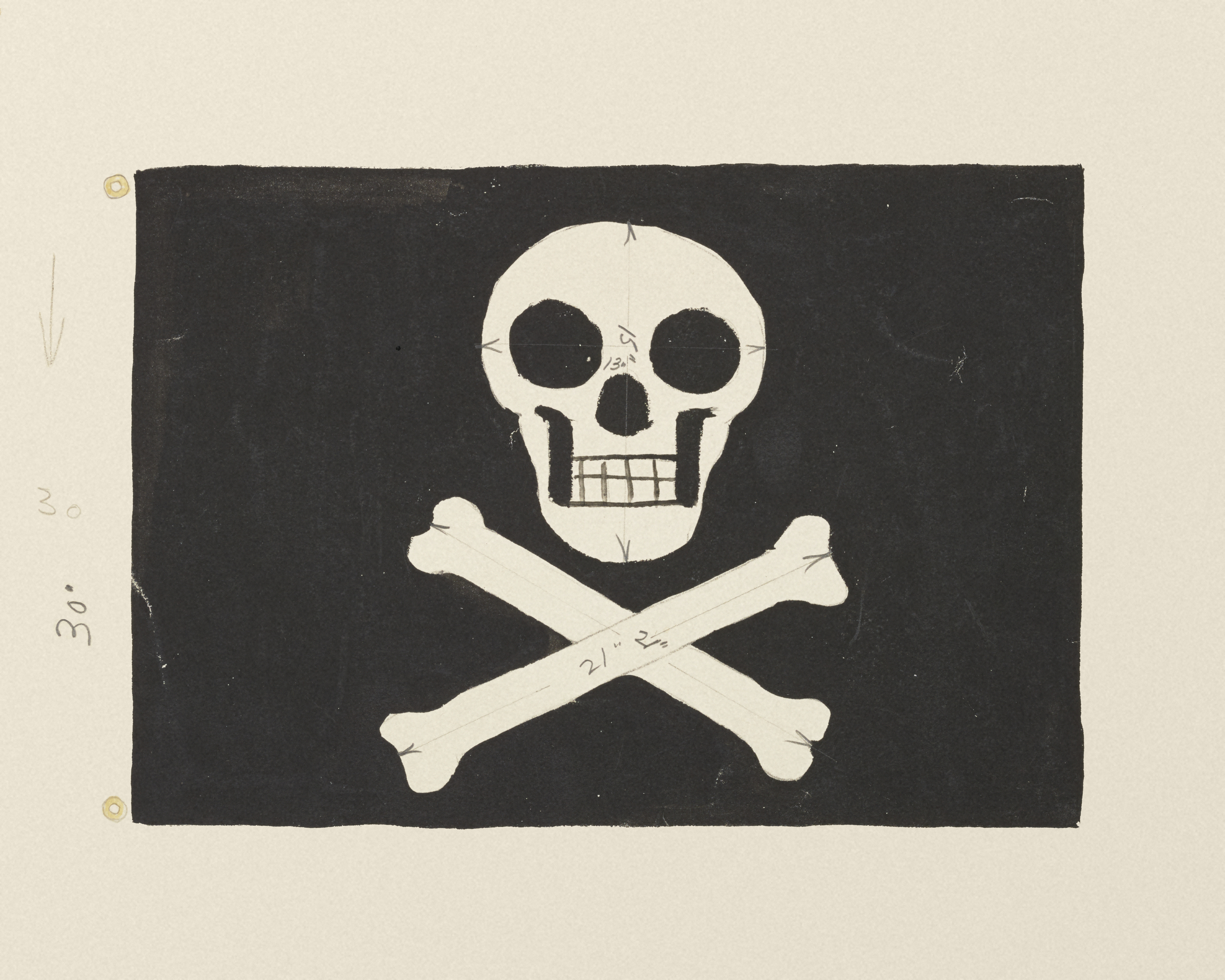 Jolly Roger - Pirate Flag Study - The Mousepad Company