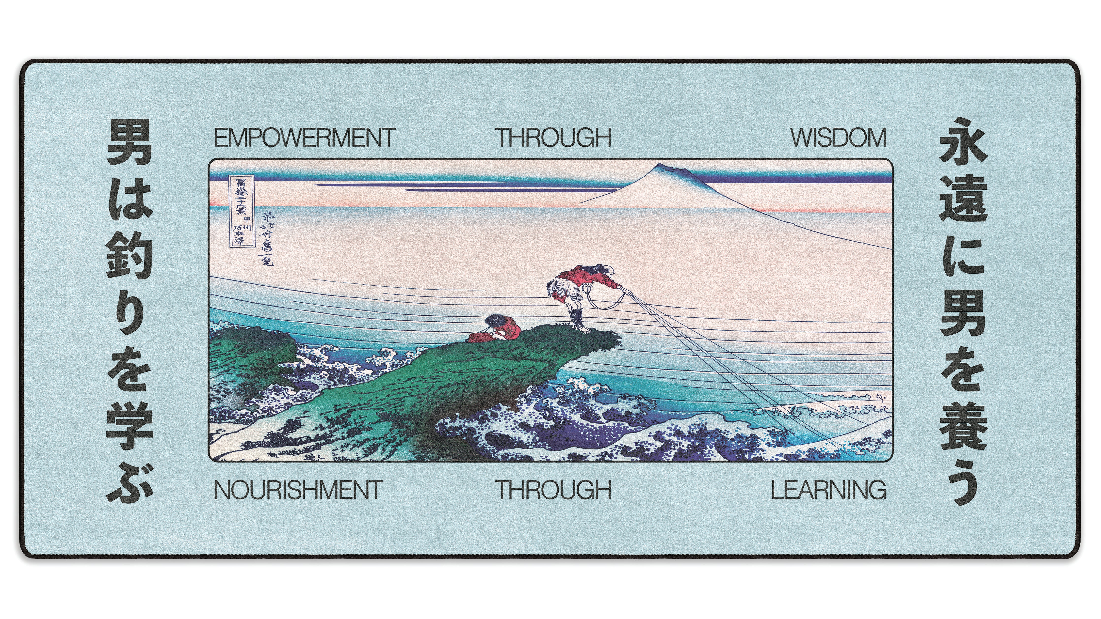 Koshu Kajikazawa By Hokusai - The Mousepad Company