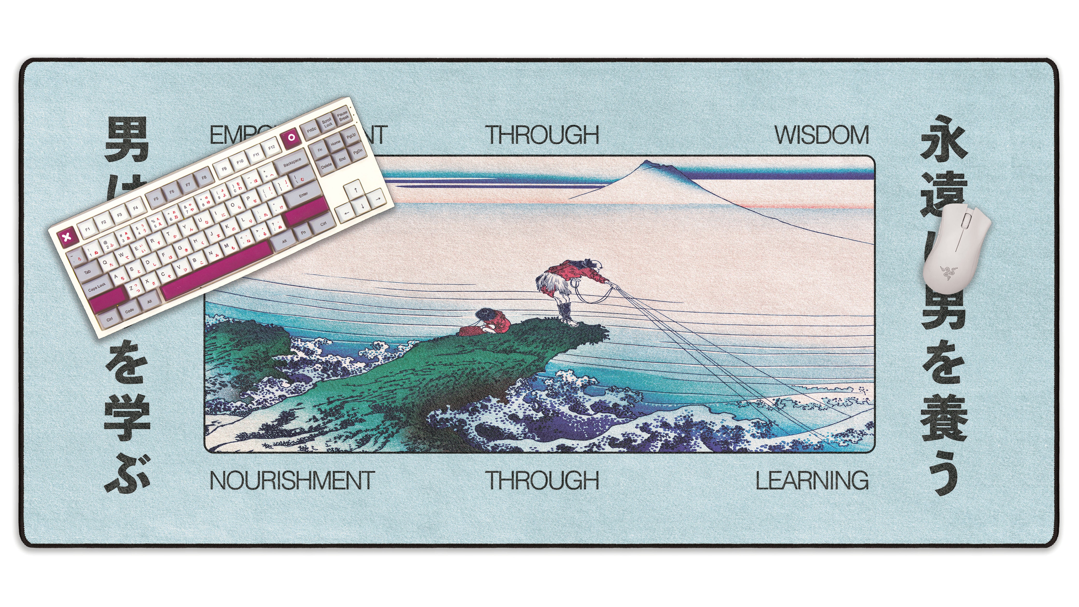 Koshu Kajikazawa By Hokusai - The Mousepad Company