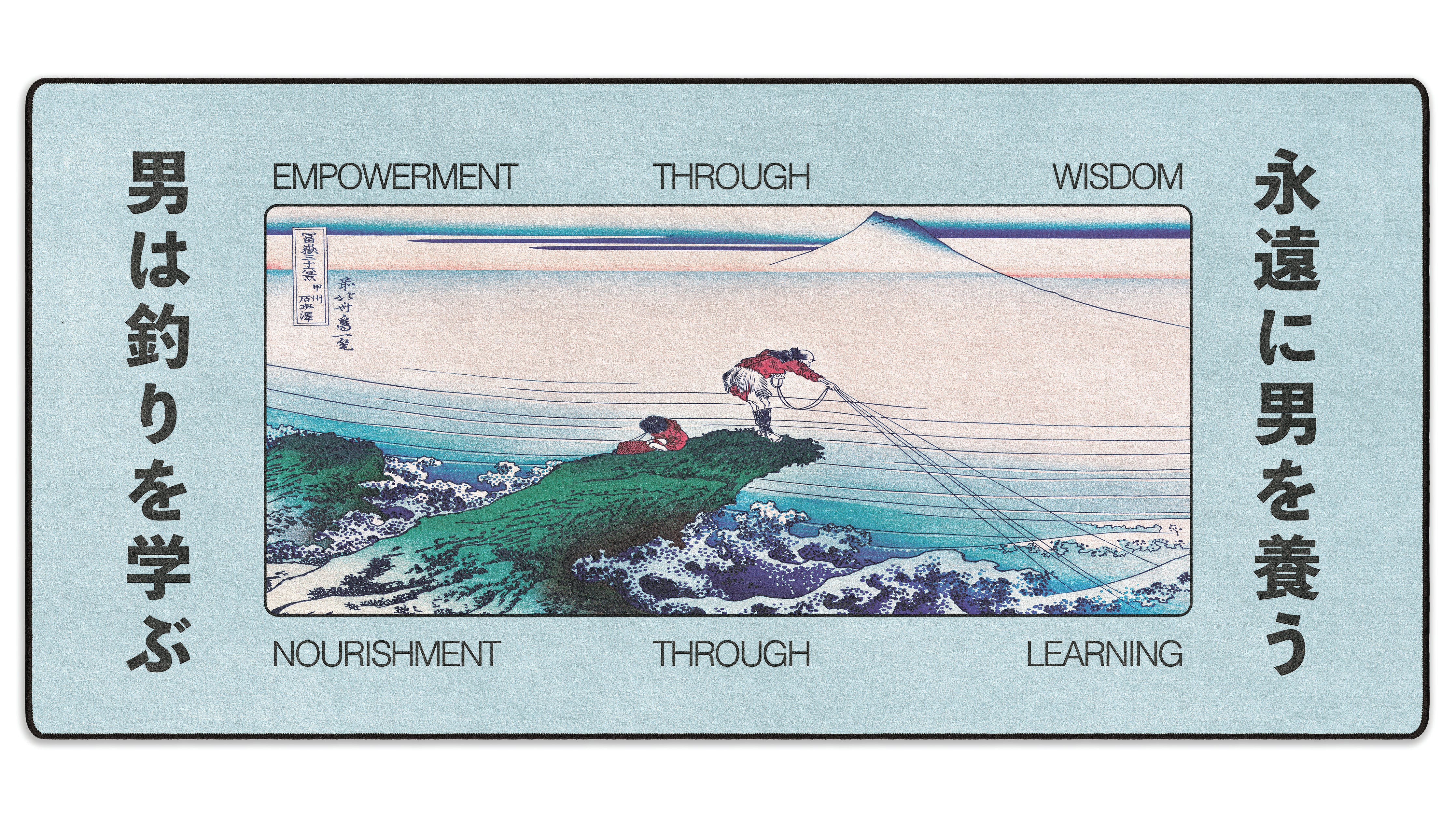 Koshu Kajikazawa By Hokusai - The Mousepad Company