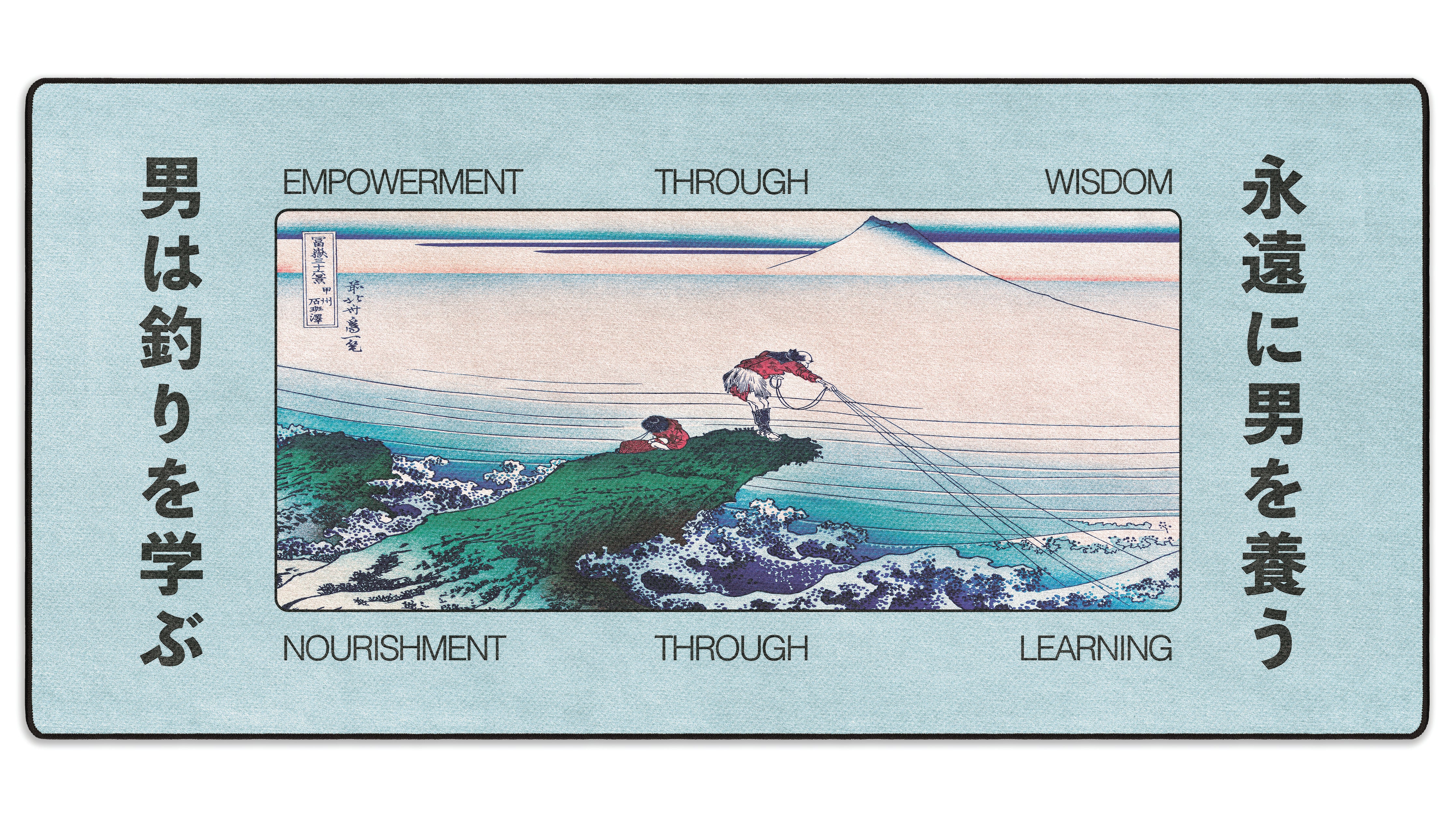 Koshu Kajikazawa By Hokusai - The Mousepad Company