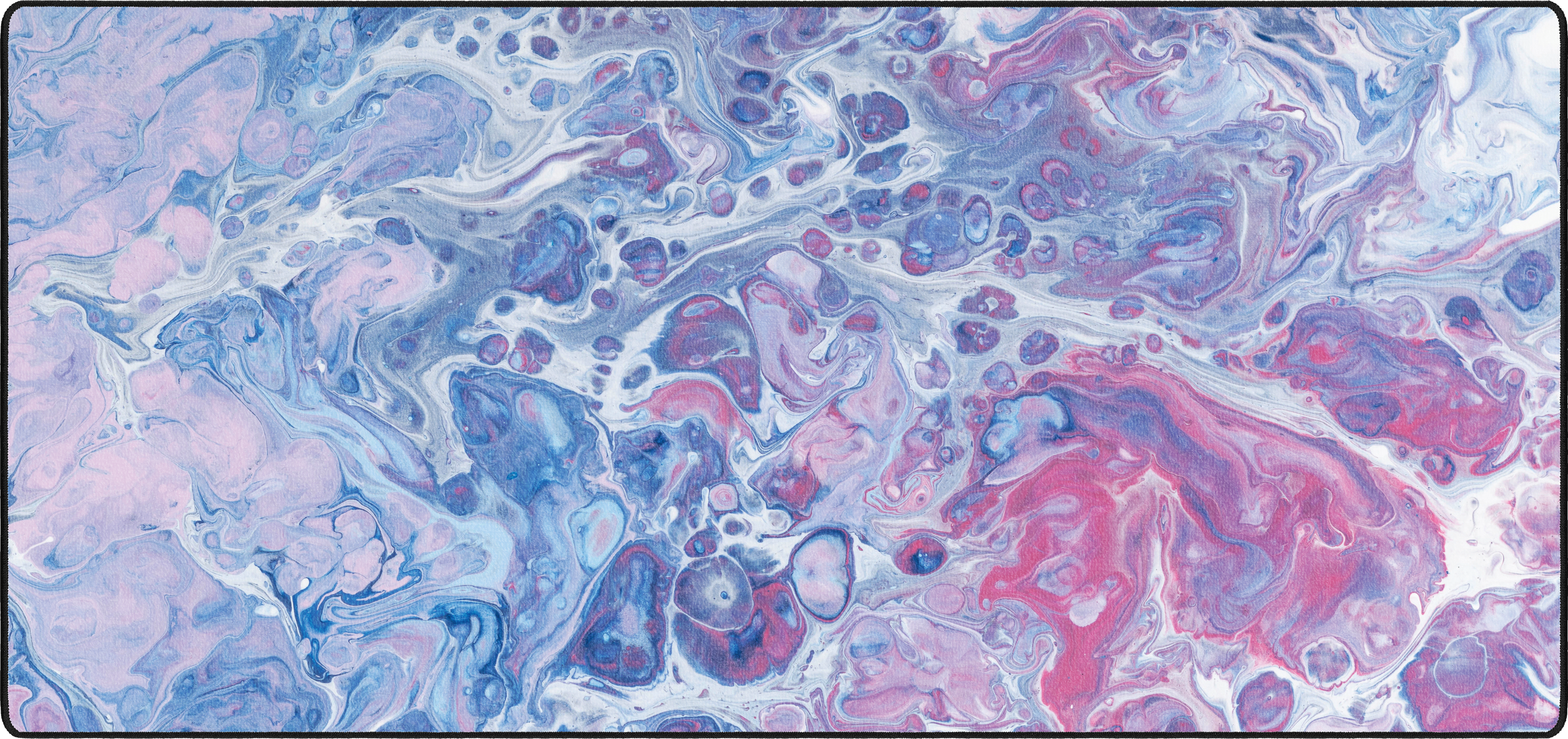 Magma Bubbles mousepad thumbnail, Pink & Blue, Large/XXL