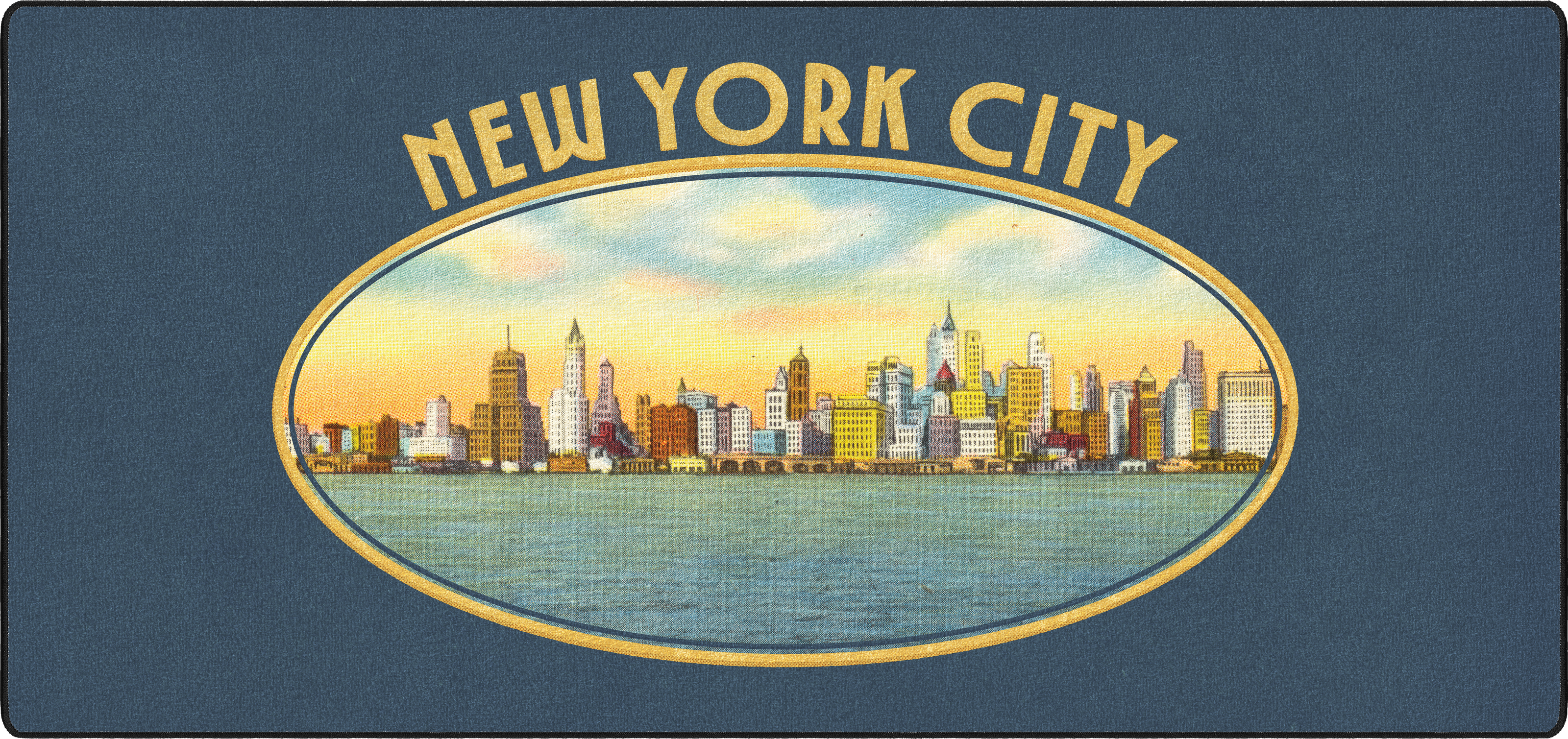 New York Skyline mousepad thumbnail, Original, Large/XXL