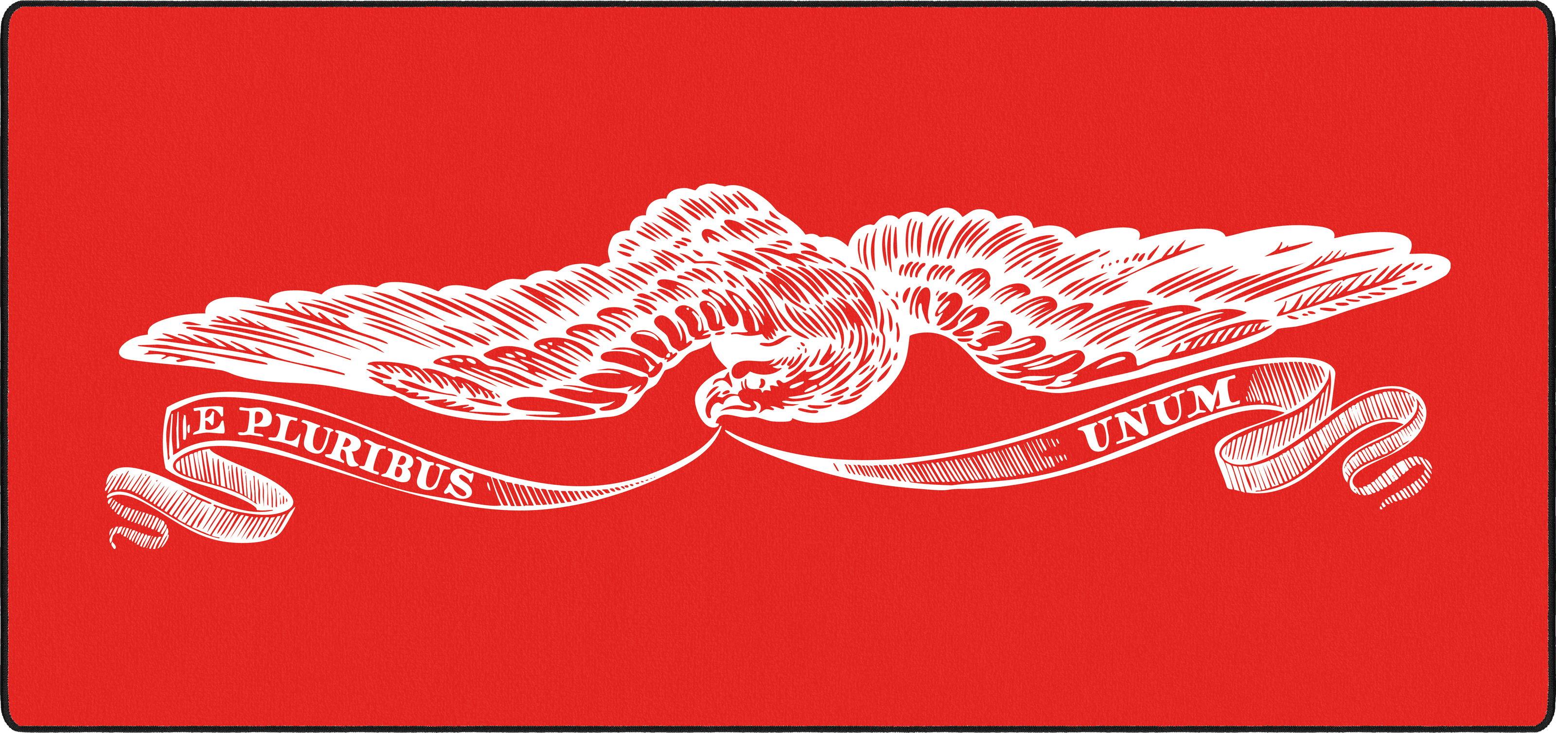 Out of Many, One mousepad thumbnail, Red, Large/XXL