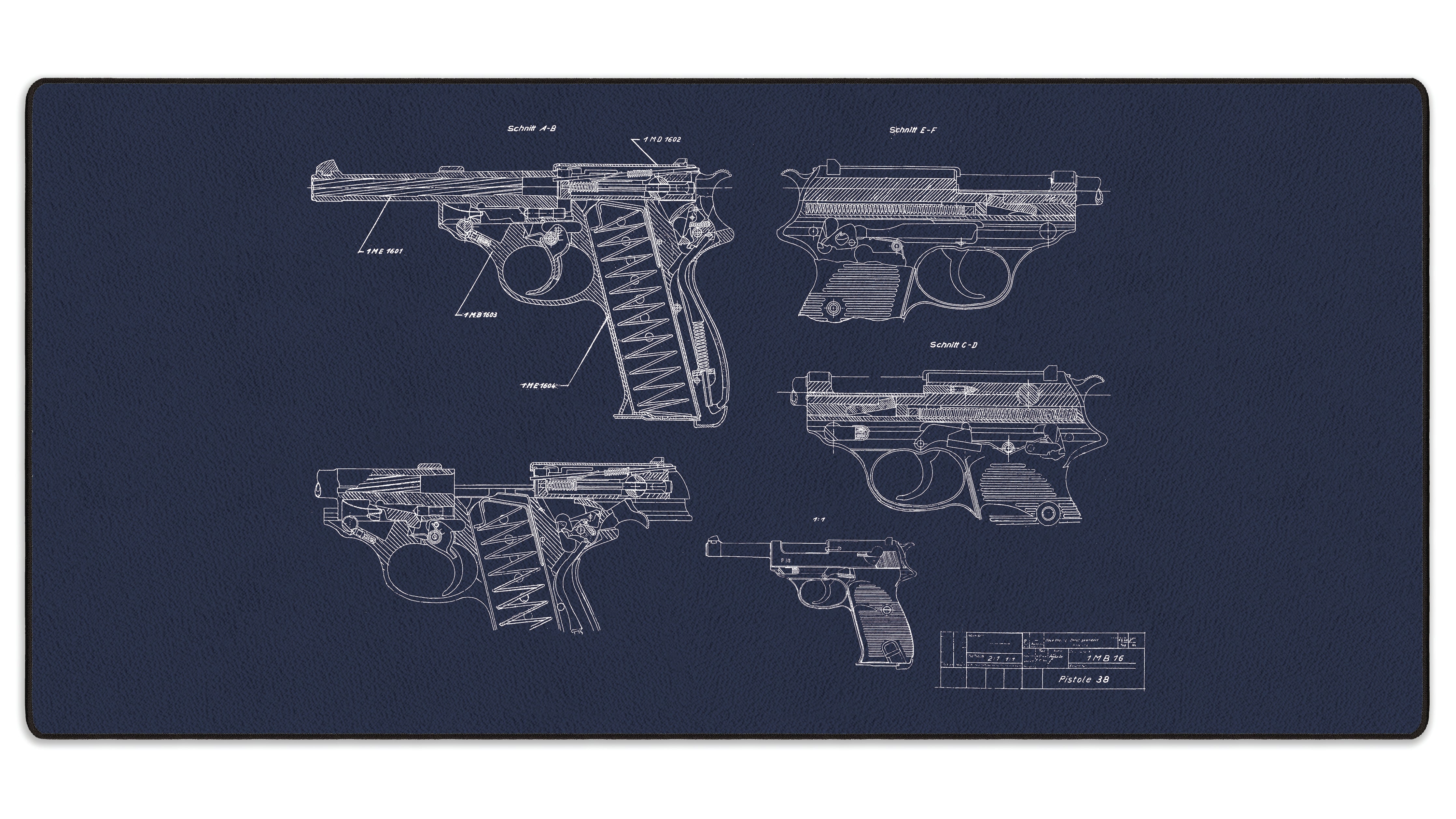 PISTOL 38 - The Mousepad Company