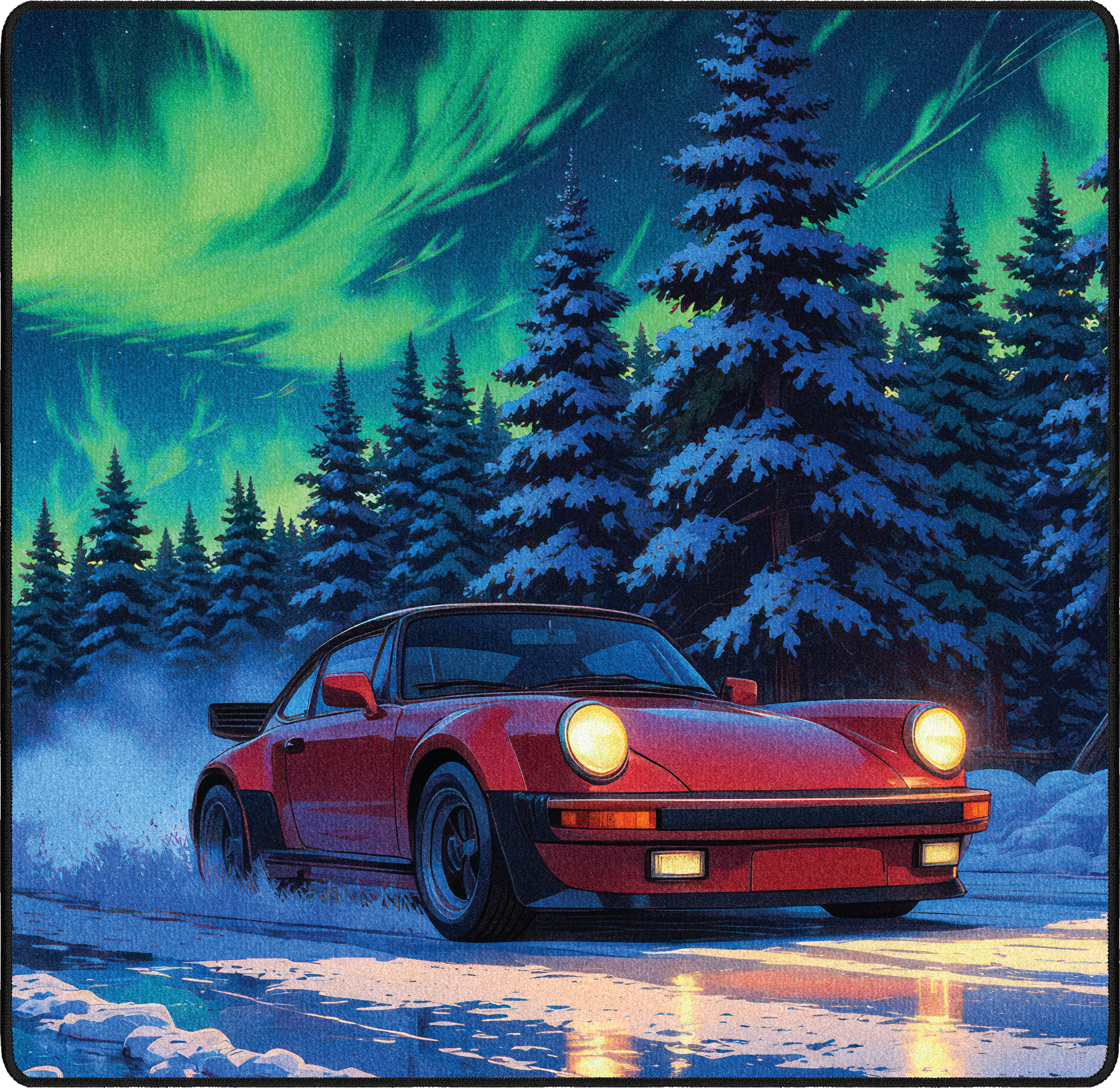 Pippi’s Porsche mousepad thumbnail, Original, Medium/Small