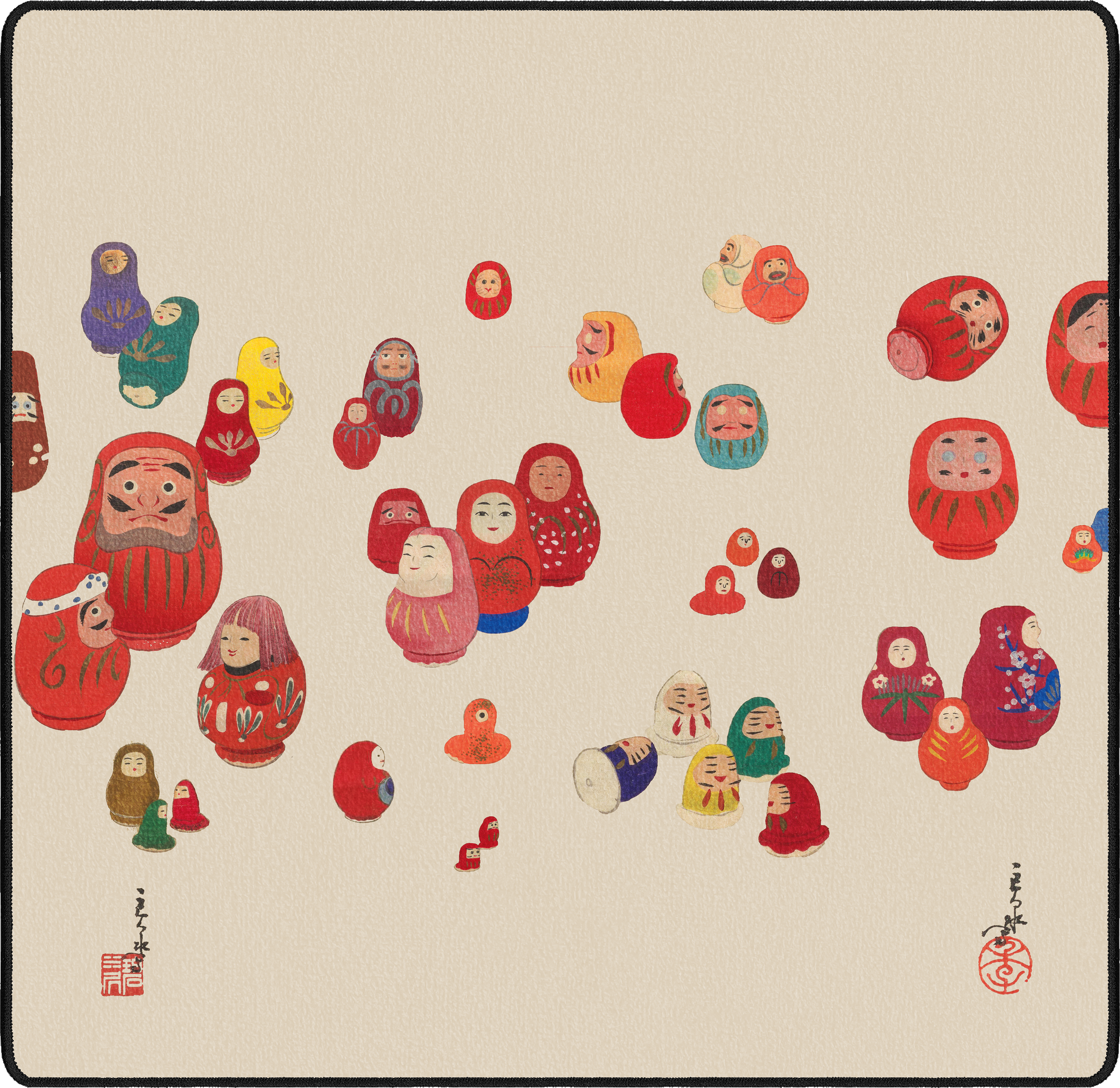 Russian Doll, by Koboshi mousepad thumbnail, Original, Medium/Small