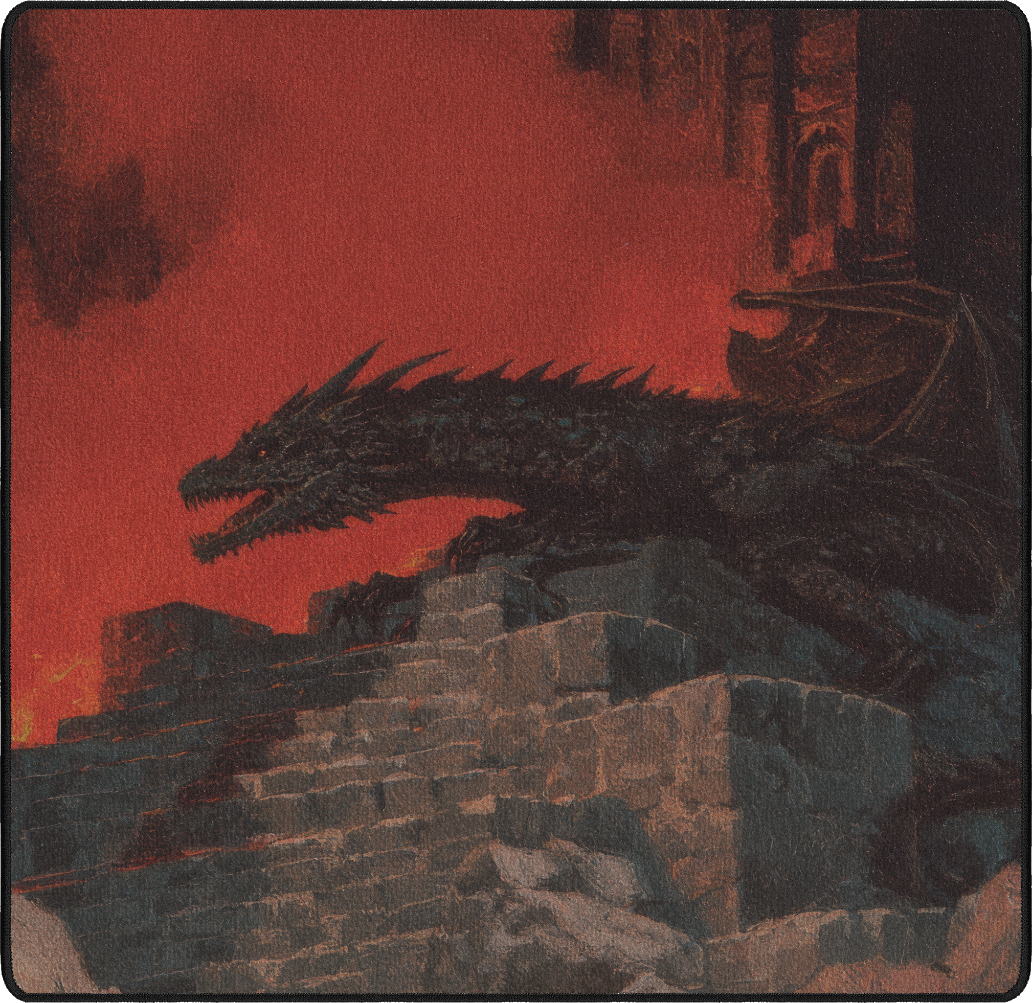 Scarlet Power mousepad thumbnail, Original, Medium/Small