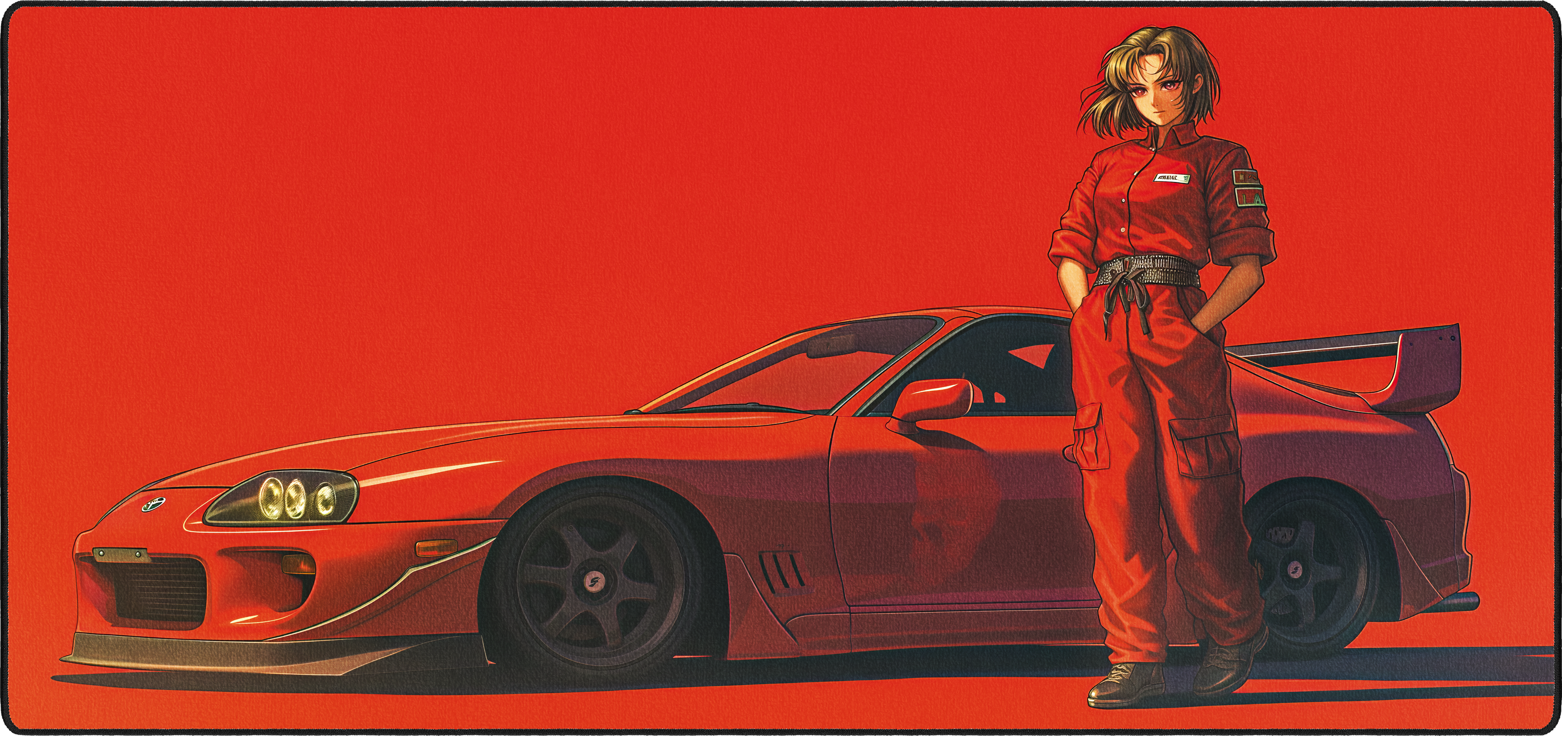 Shinobu?s Supra mousepad thumbnail, Red, Large/XXL