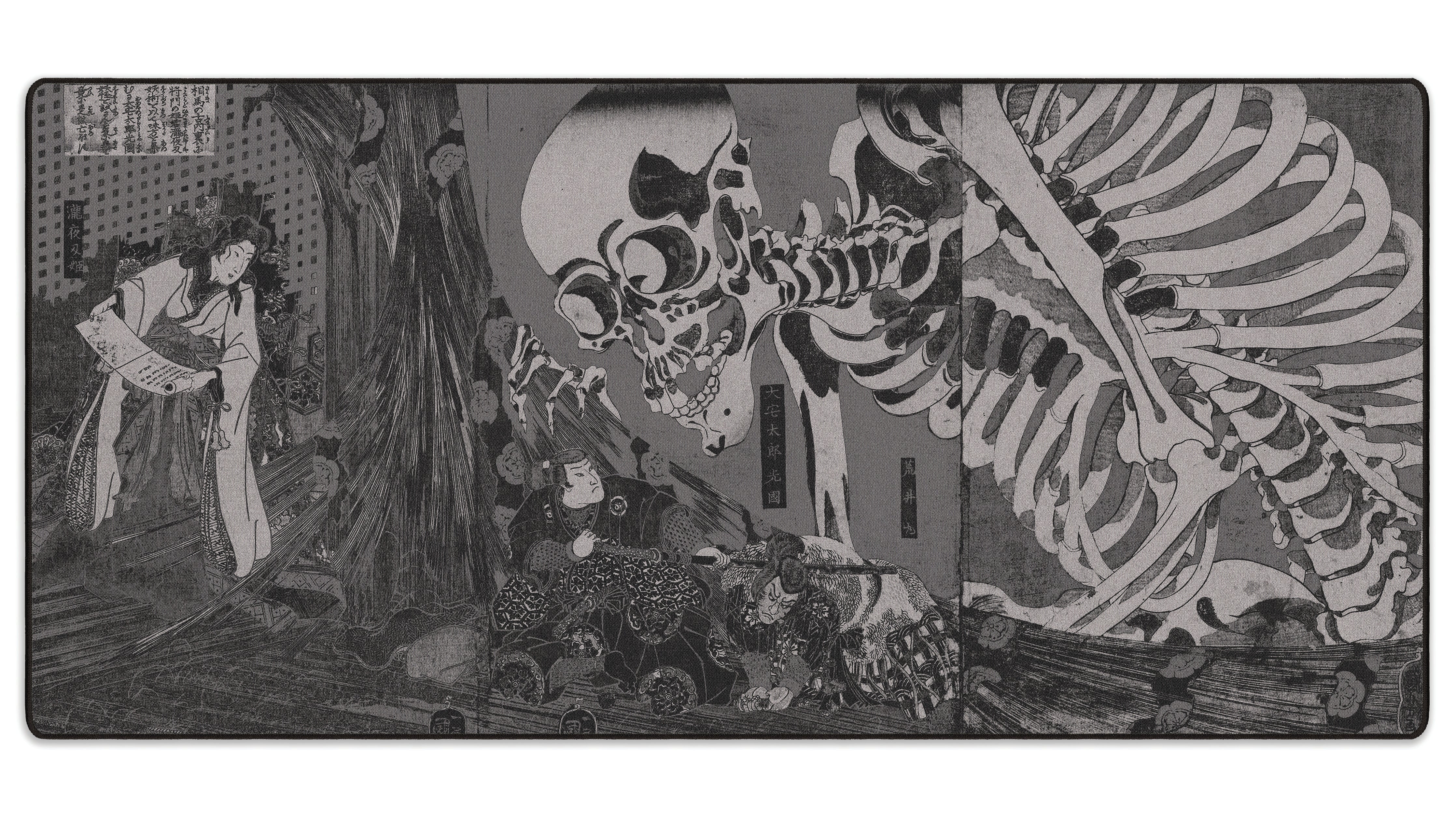 Skeleton Spectre, by Utagawa Kuniyoshi - The Mousepad Company