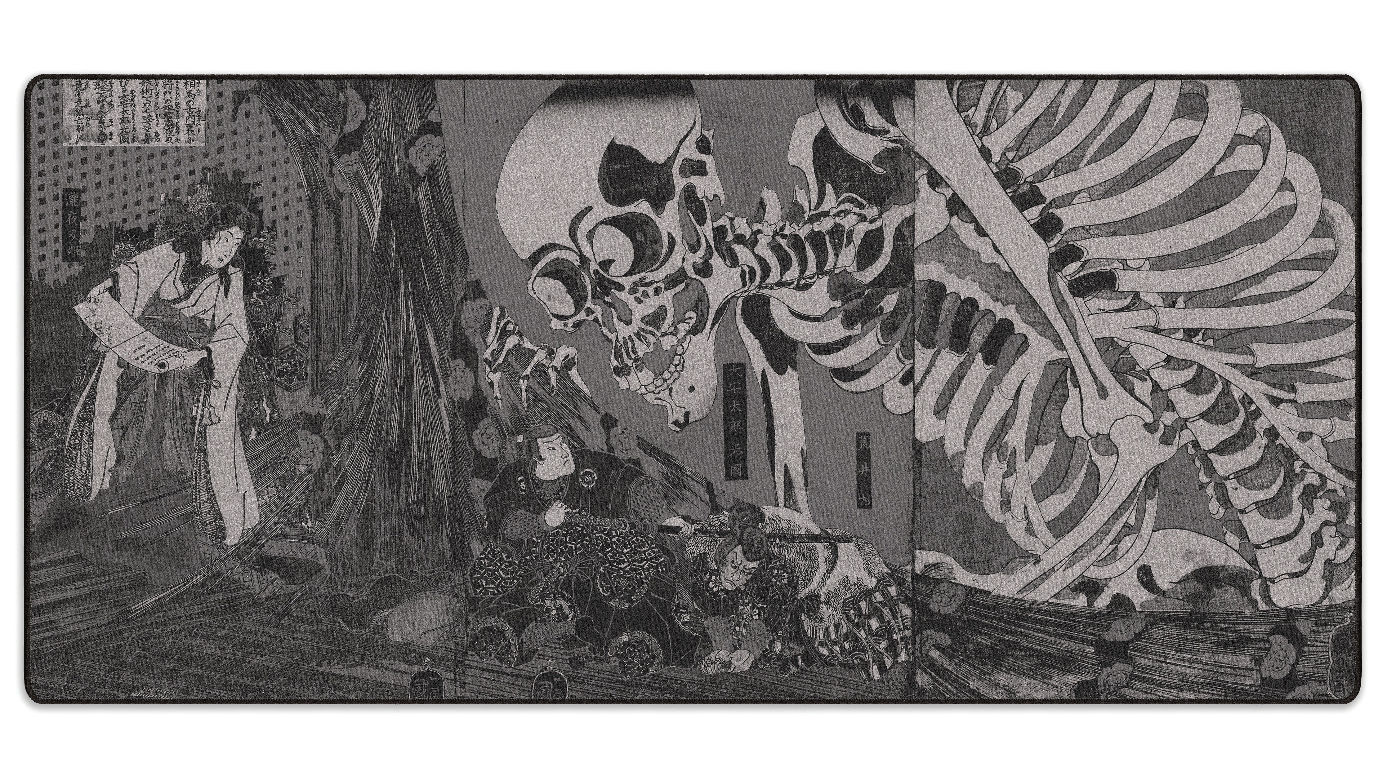 Skeleton Spectre, by Utagawa Kuniyoshi - The Mousepad Company