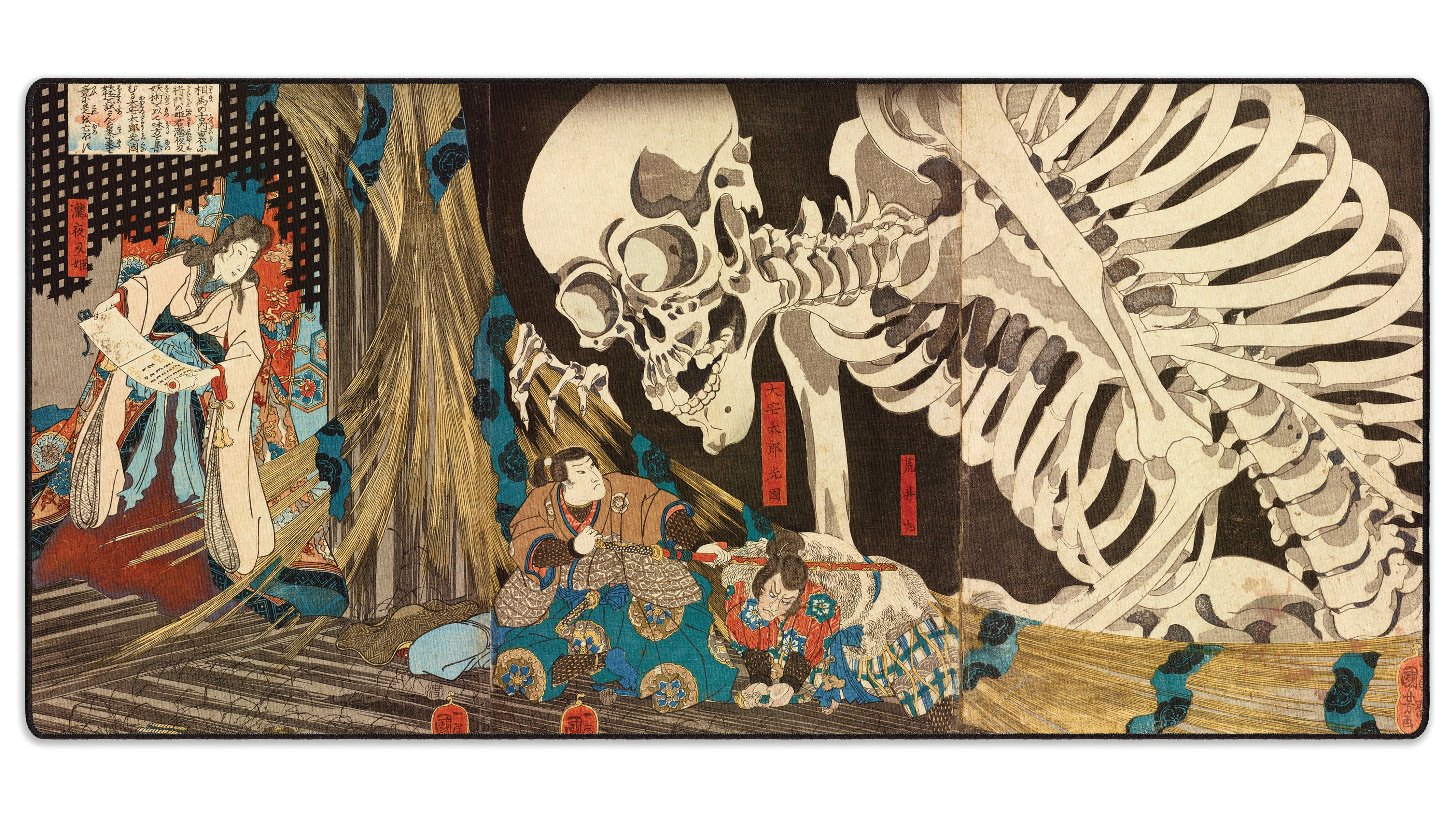 Skeleton Spectre, by Utagawa Kuniyoshi - The Mousepad Company