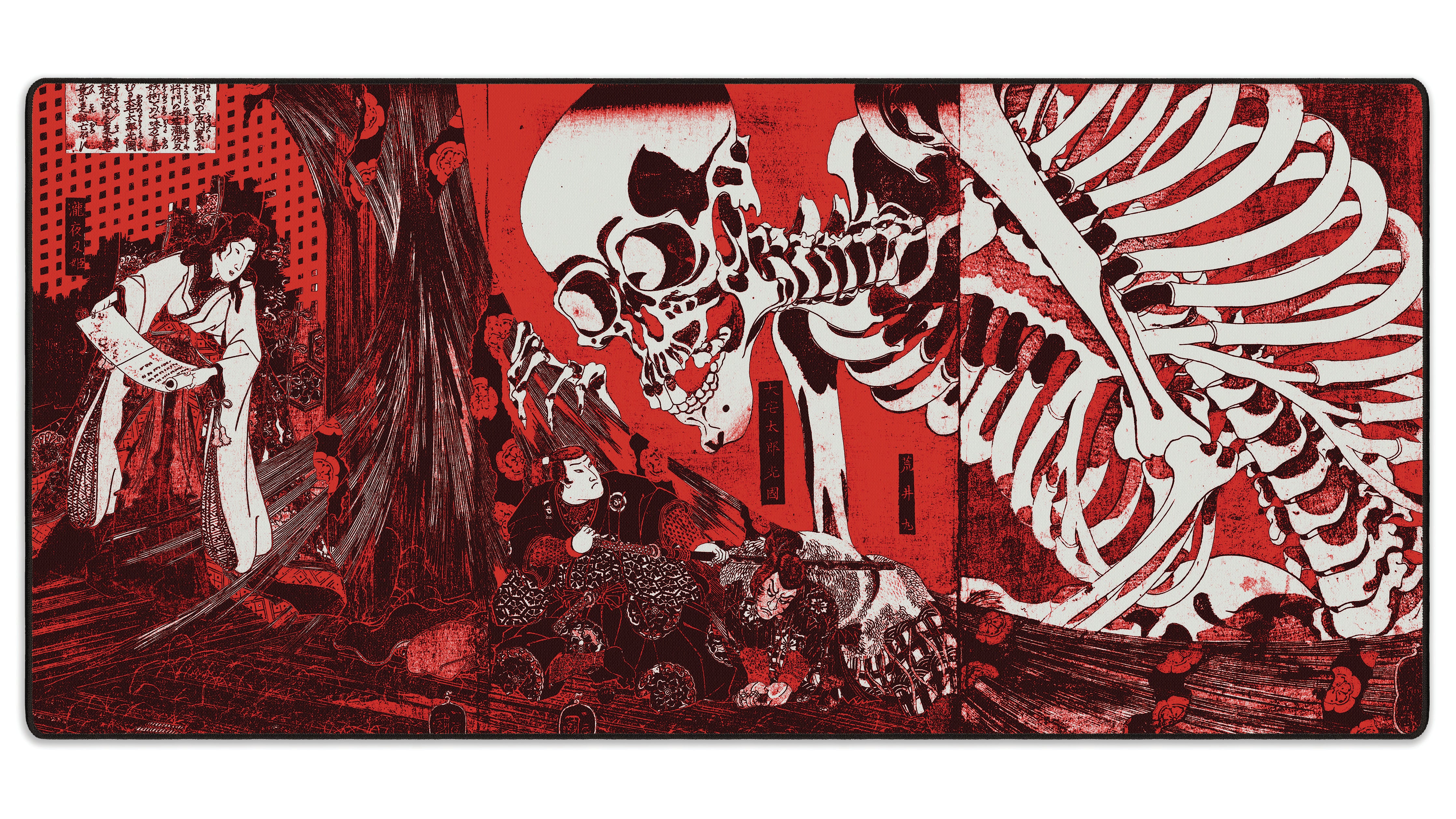 Skeleton Spectre, by Utagawa Kuniyoshi - The Mousepad Company