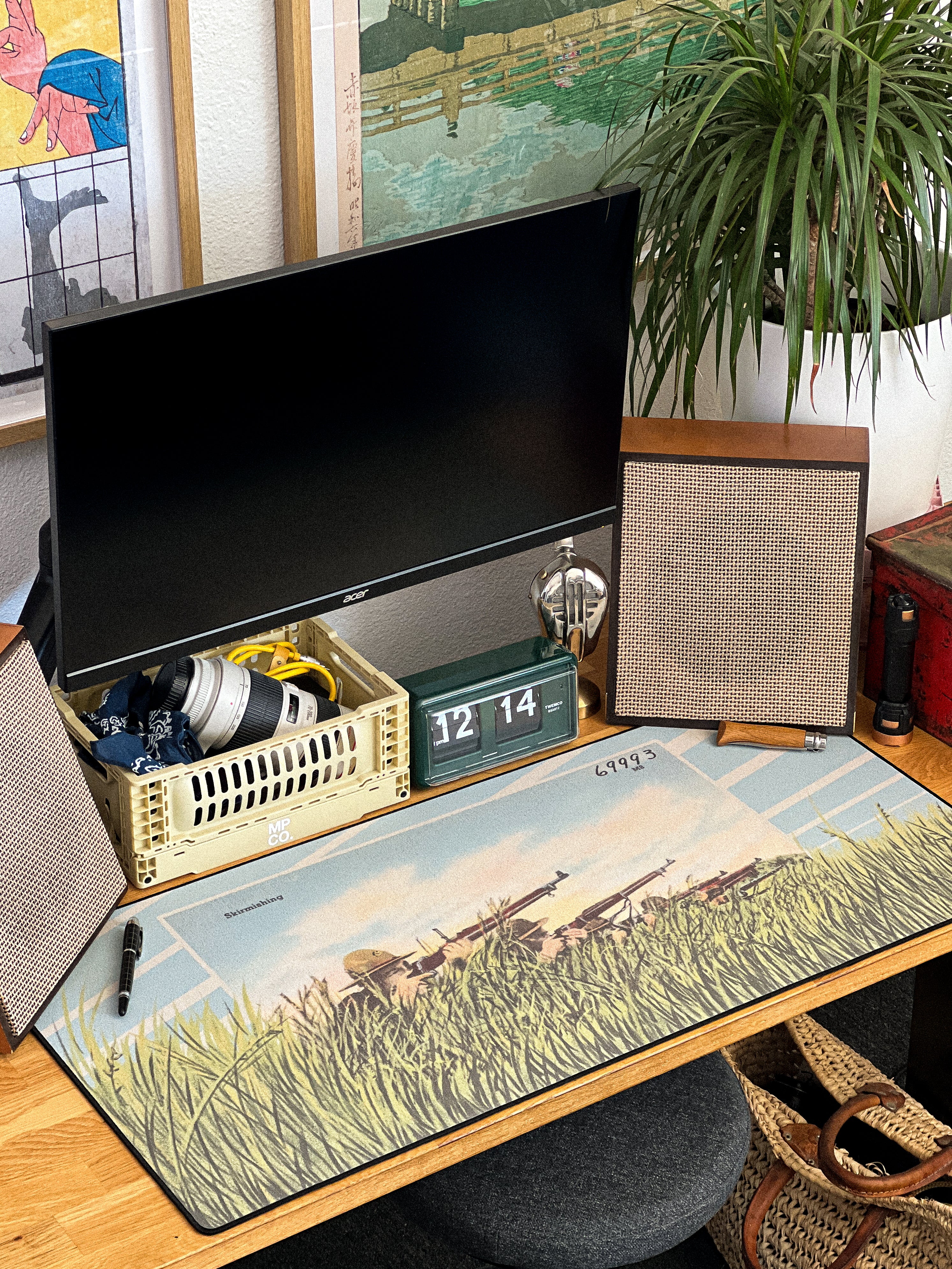 Skirmishing - Original desk setup