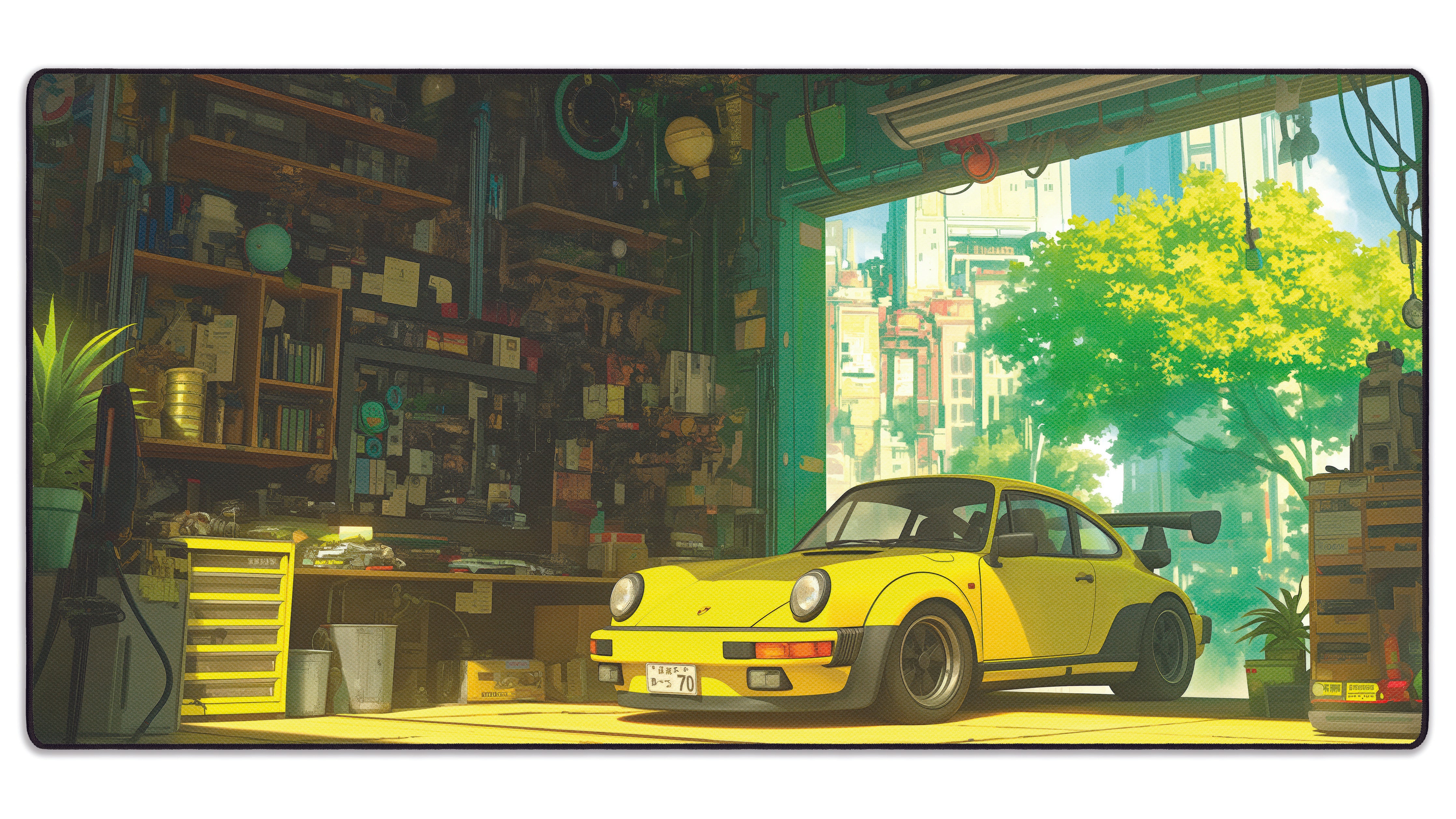 Grandpa's Garage (Porsche Paradise) - The Mousepad Company