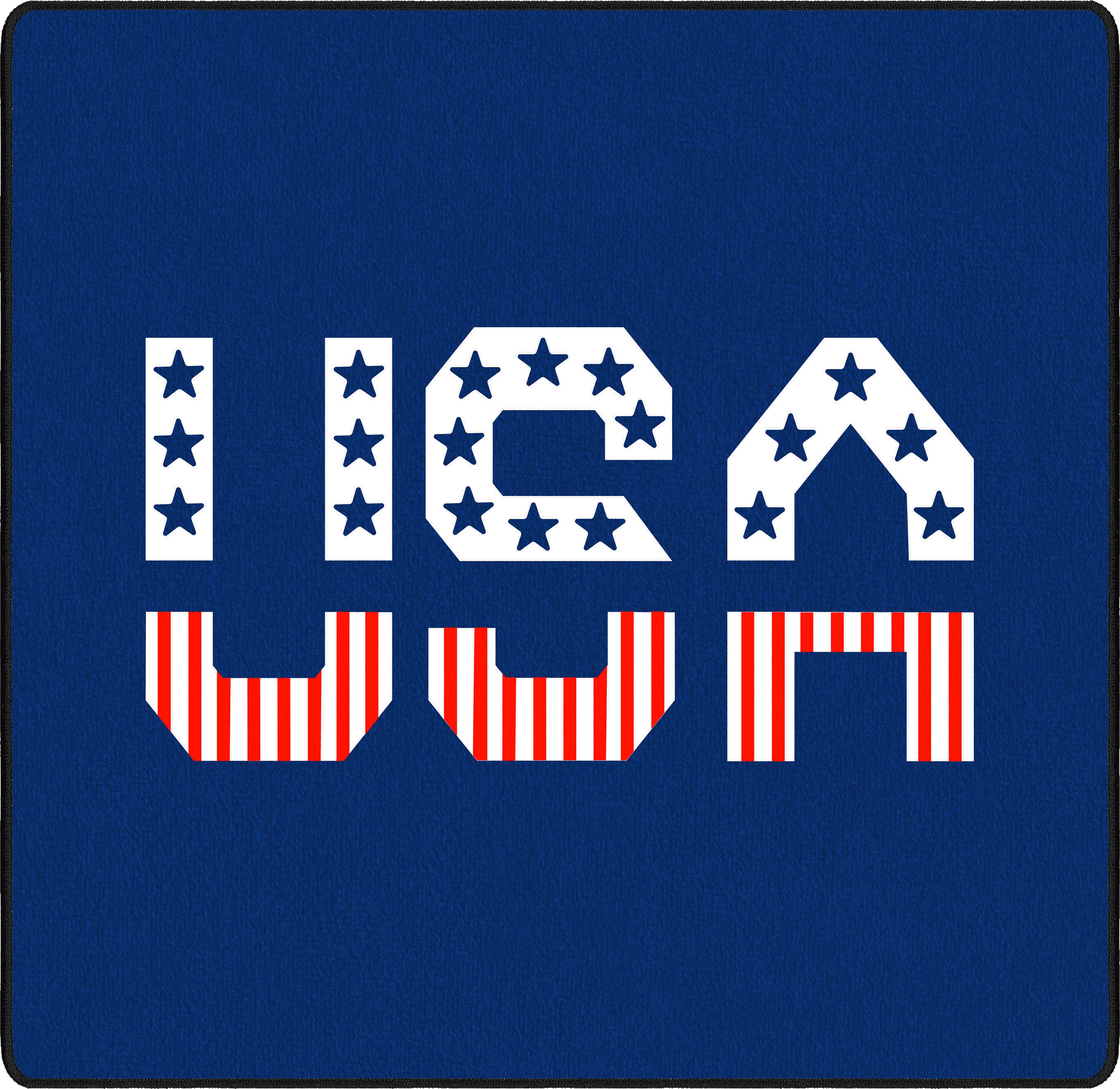 Stars & Stripes mousepad thumbnail, Navy Blue, Medium/Small