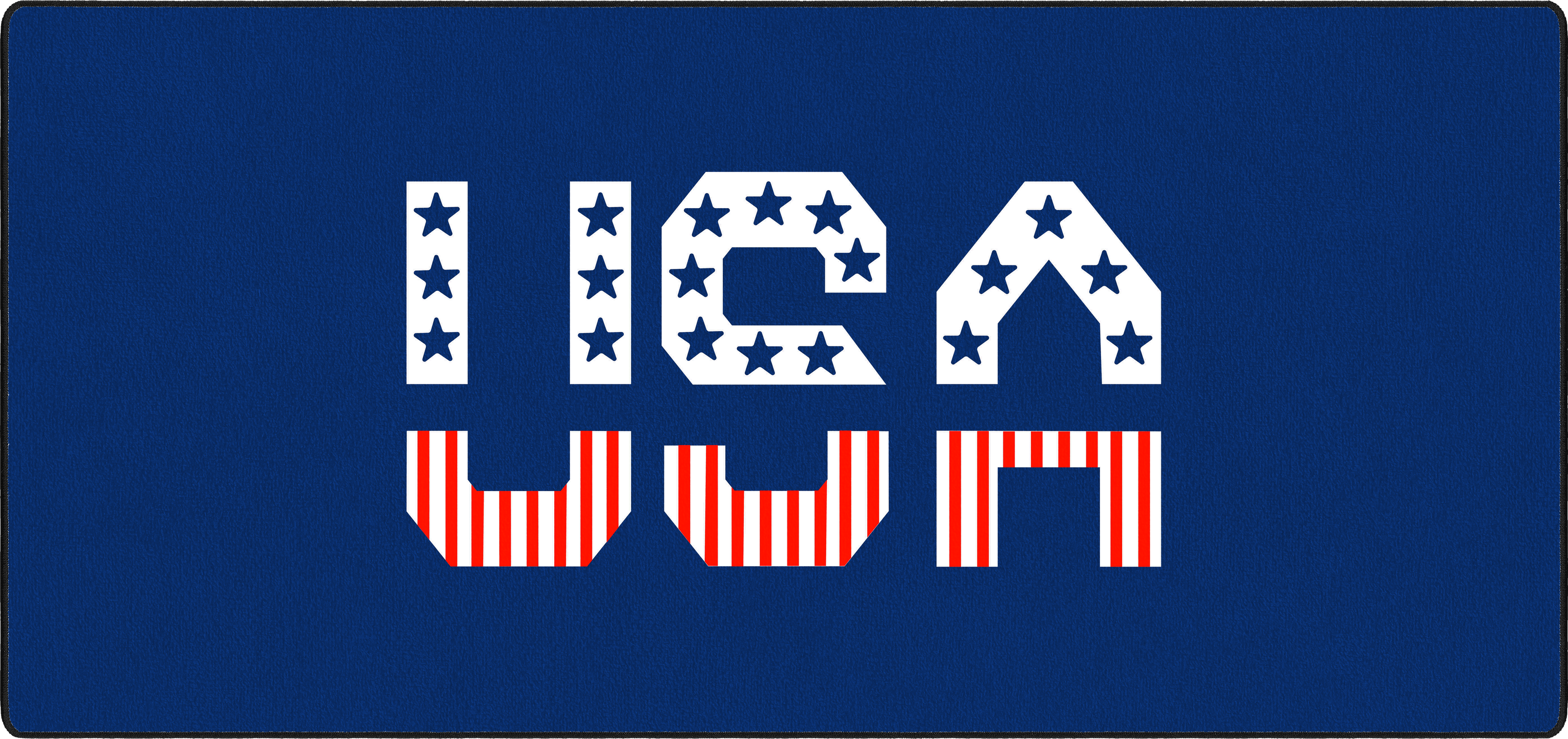 Stars & Stripes mousepad thumbnail, Navy Blue, Large/XXL