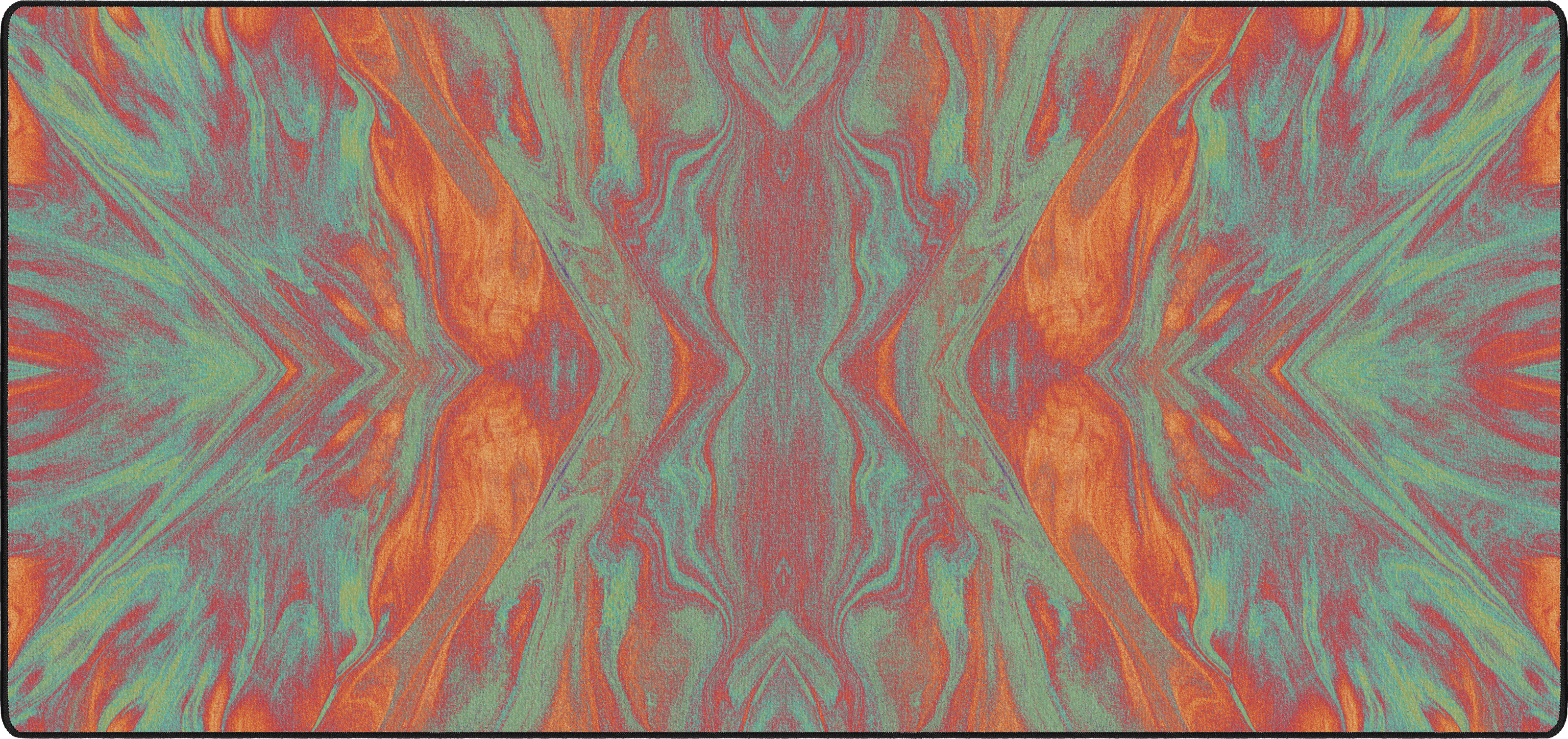 Strata Crystal mousepad thumbnail, Tangerine, Large/XXL