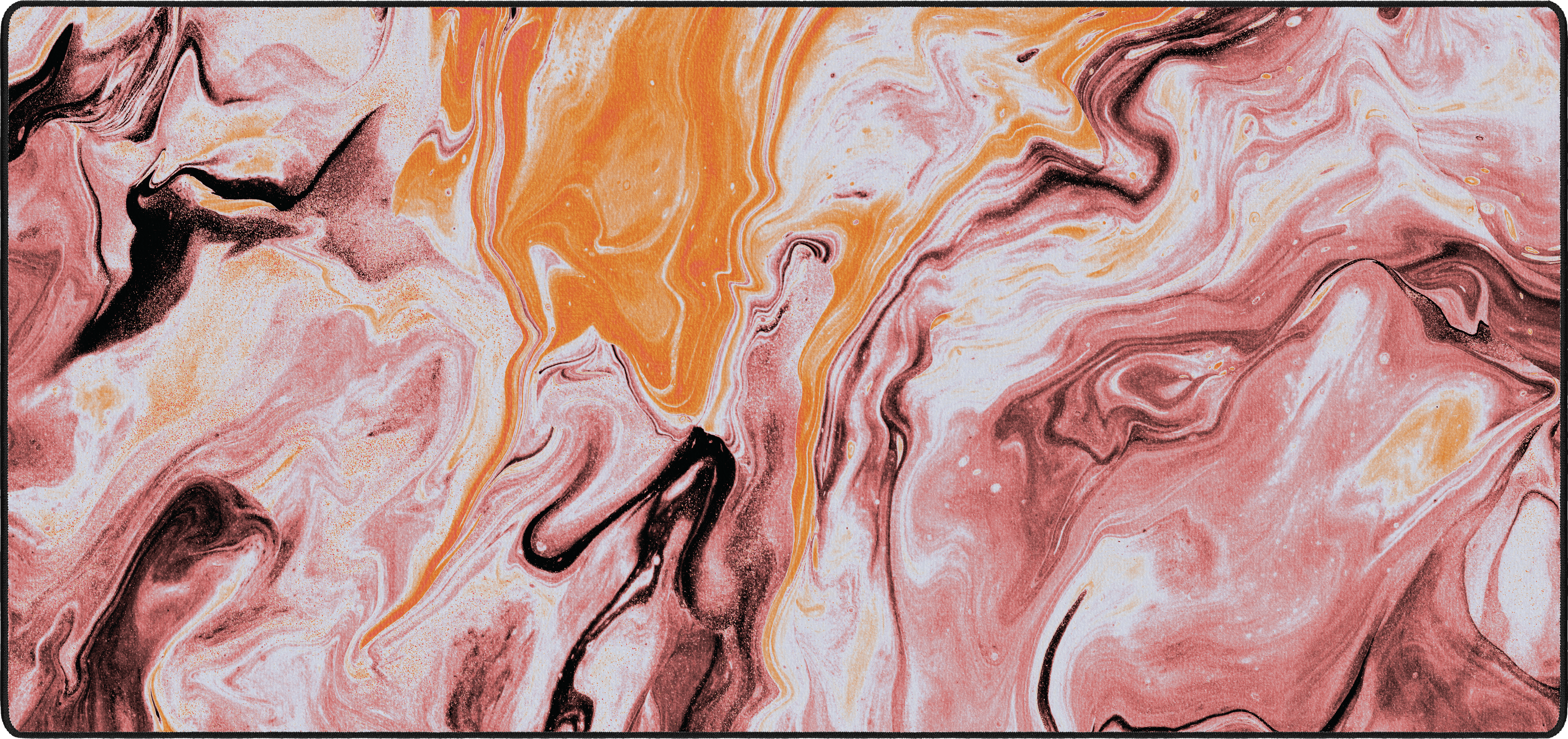 Strata Geo mousepad thumbnail, Peach, Large/XXL
