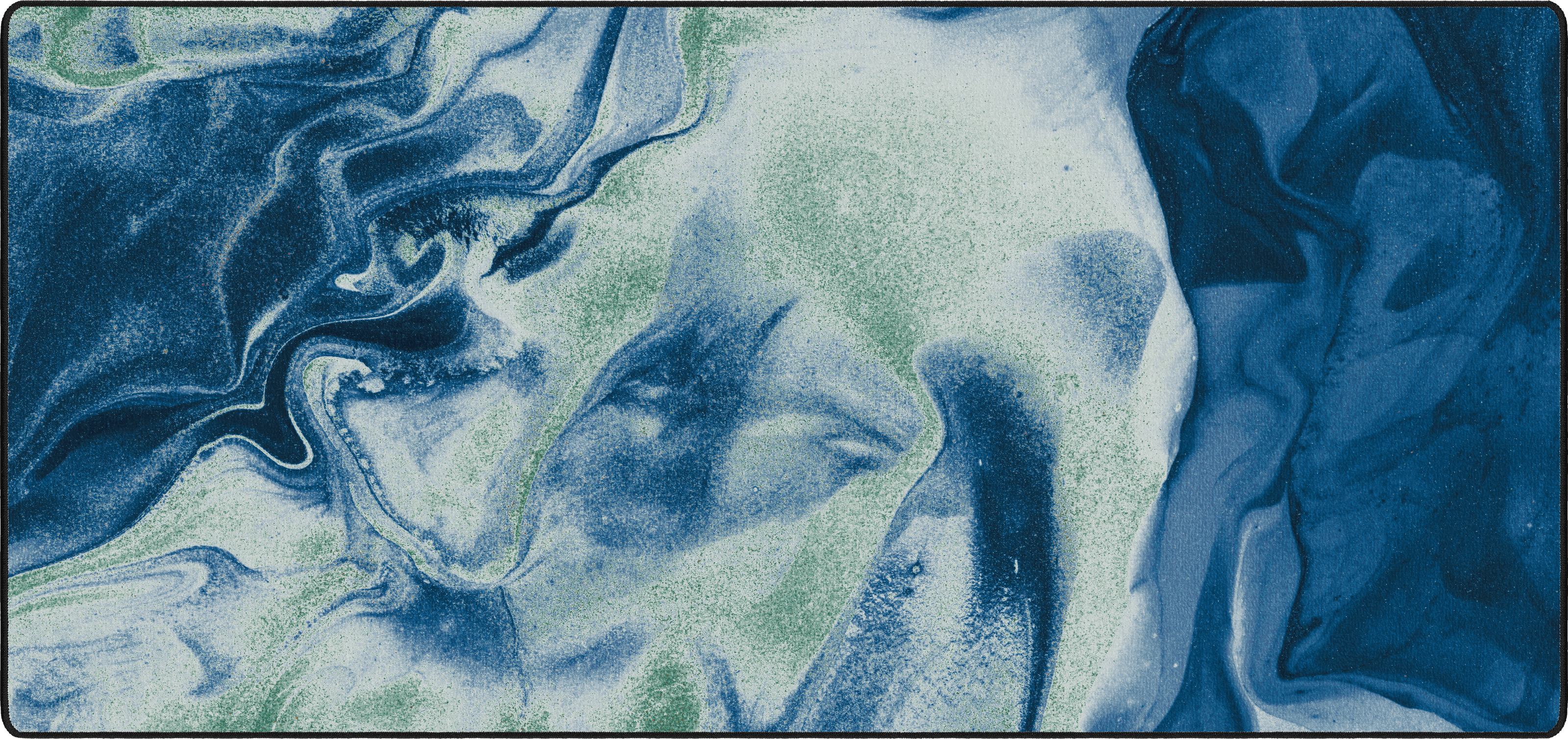 Strata Smoke mousepad thumbnail, White Blue, Large/XXL