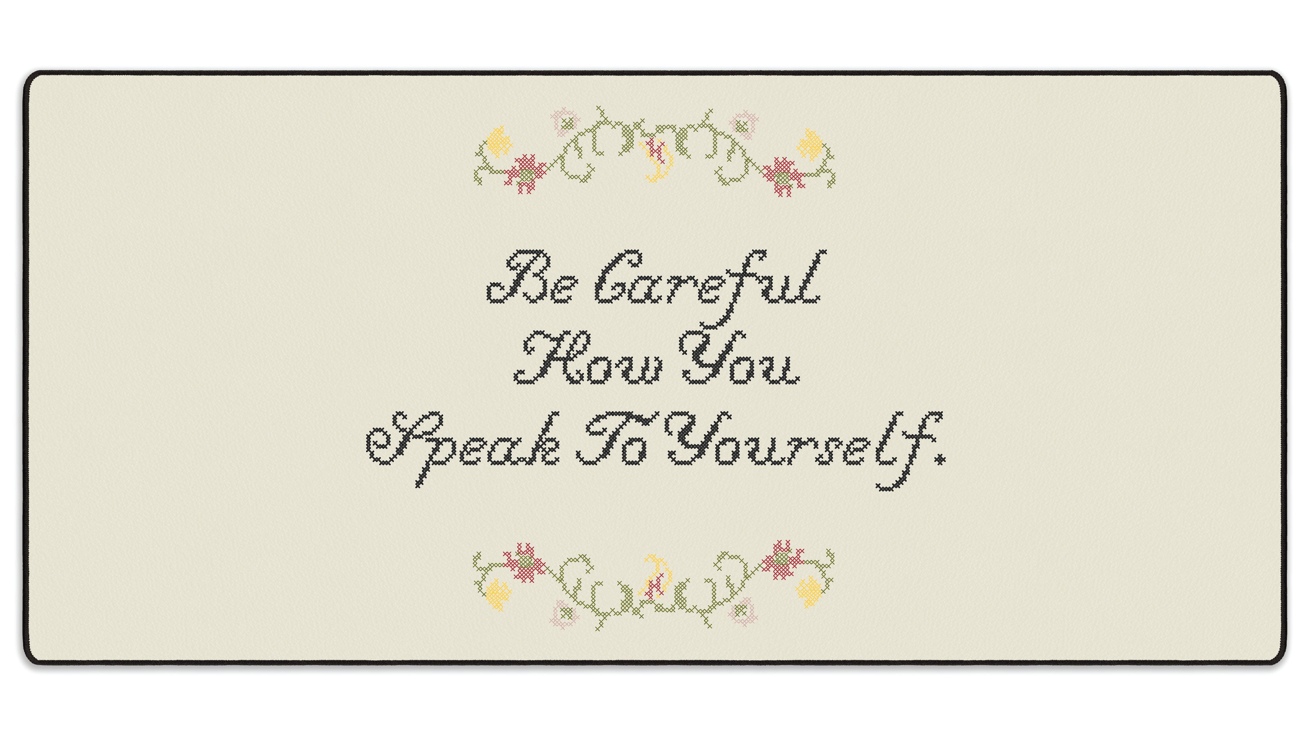 Speak Kindly Cross-Stitch - The Mousepad Company