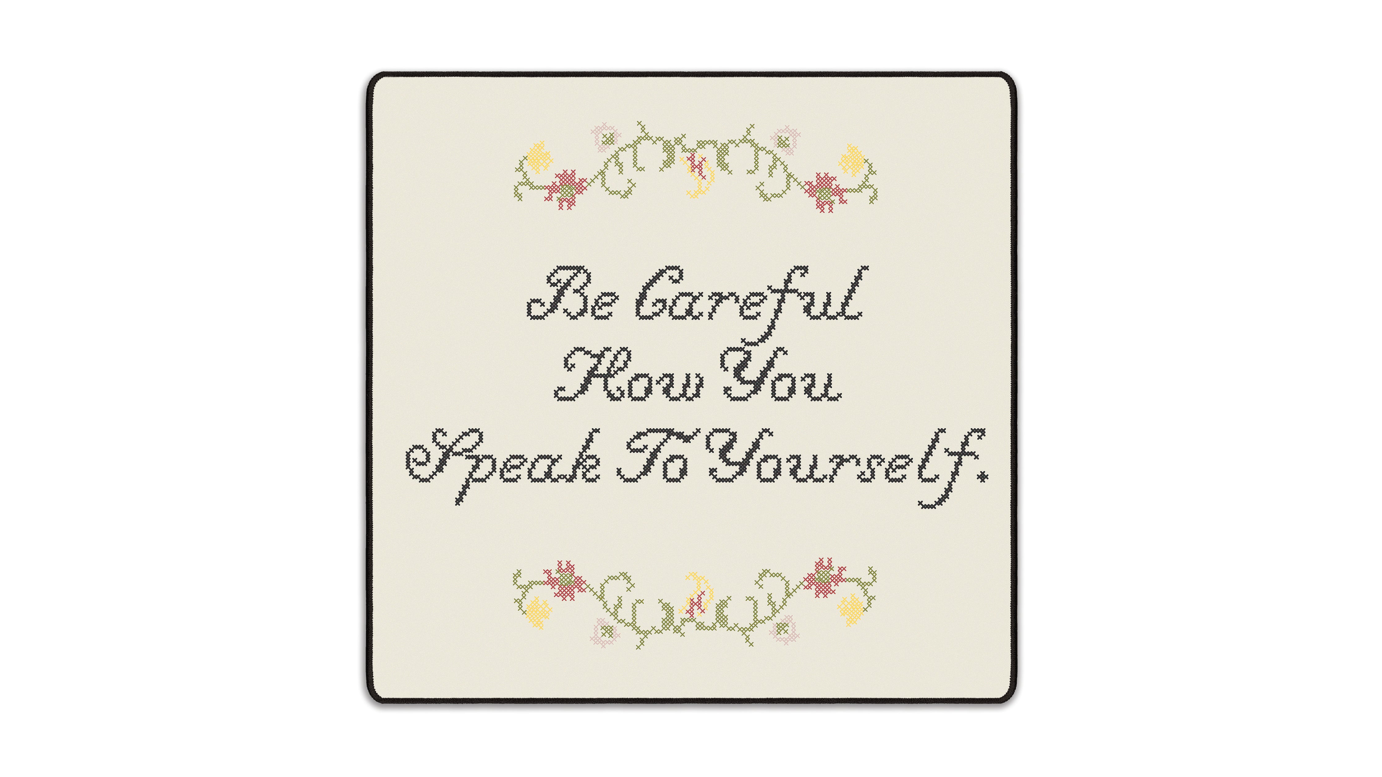 Speak Kindly Cross-Stitch - The Mousepad Company
