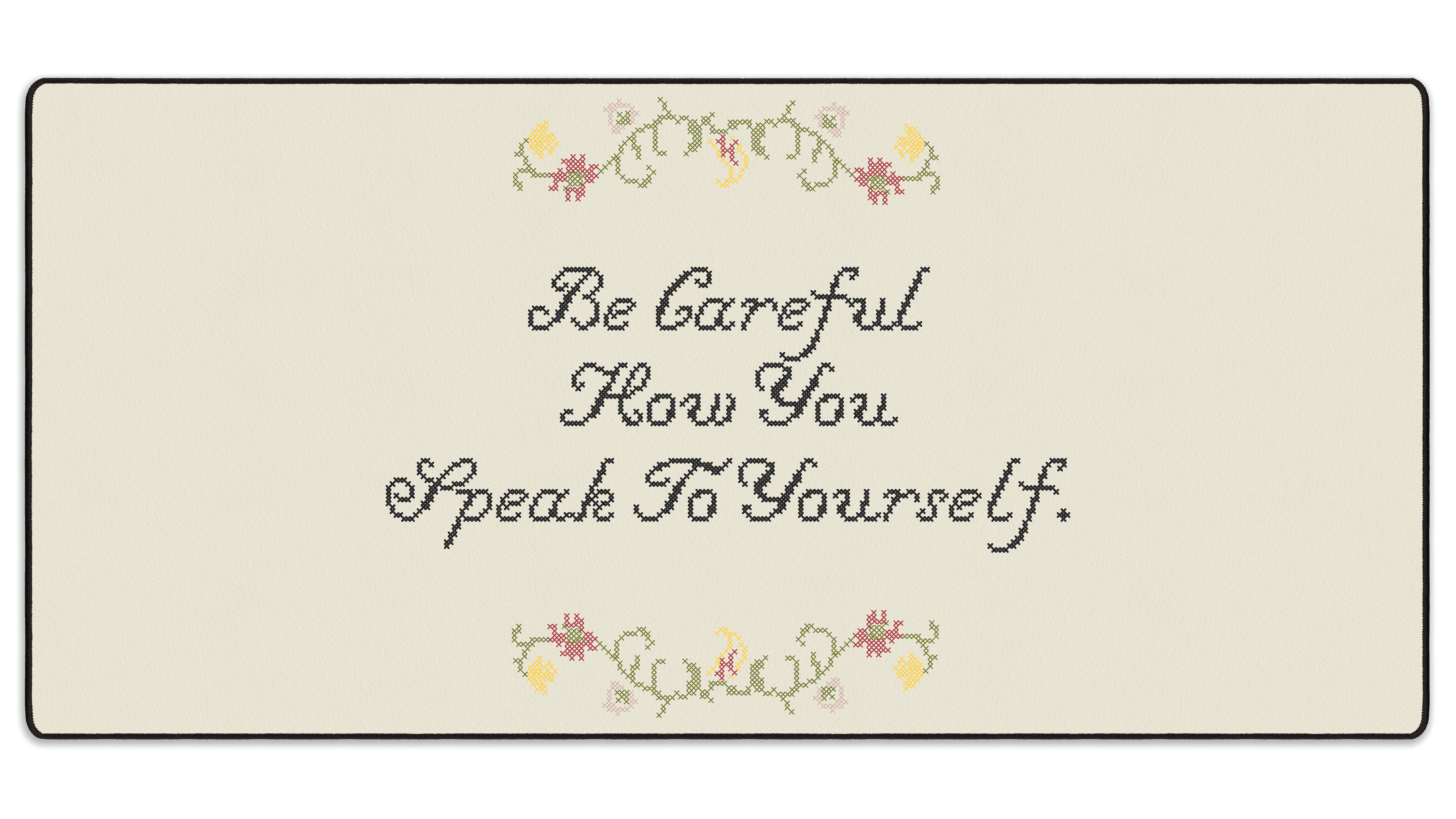 Speak Kindly Cross-Stitch - The Mousepad Company