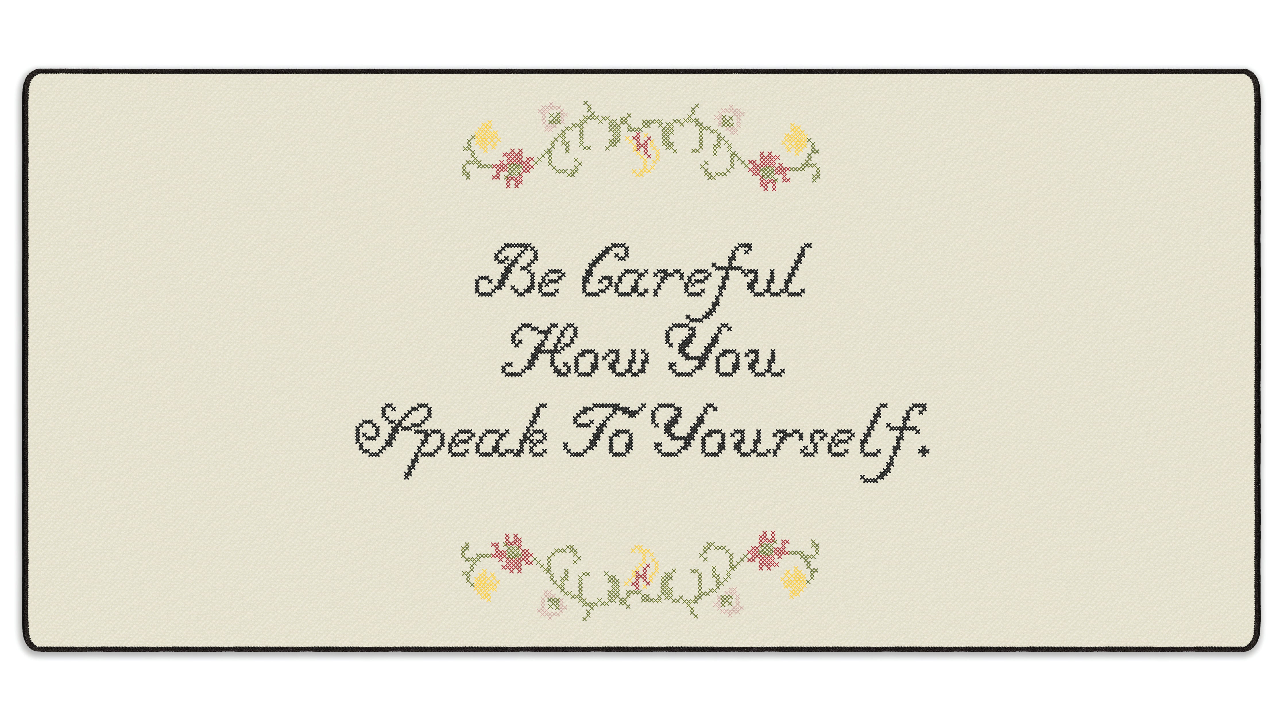 Speak Kindly Cross-Stitch - The Mousepad Company