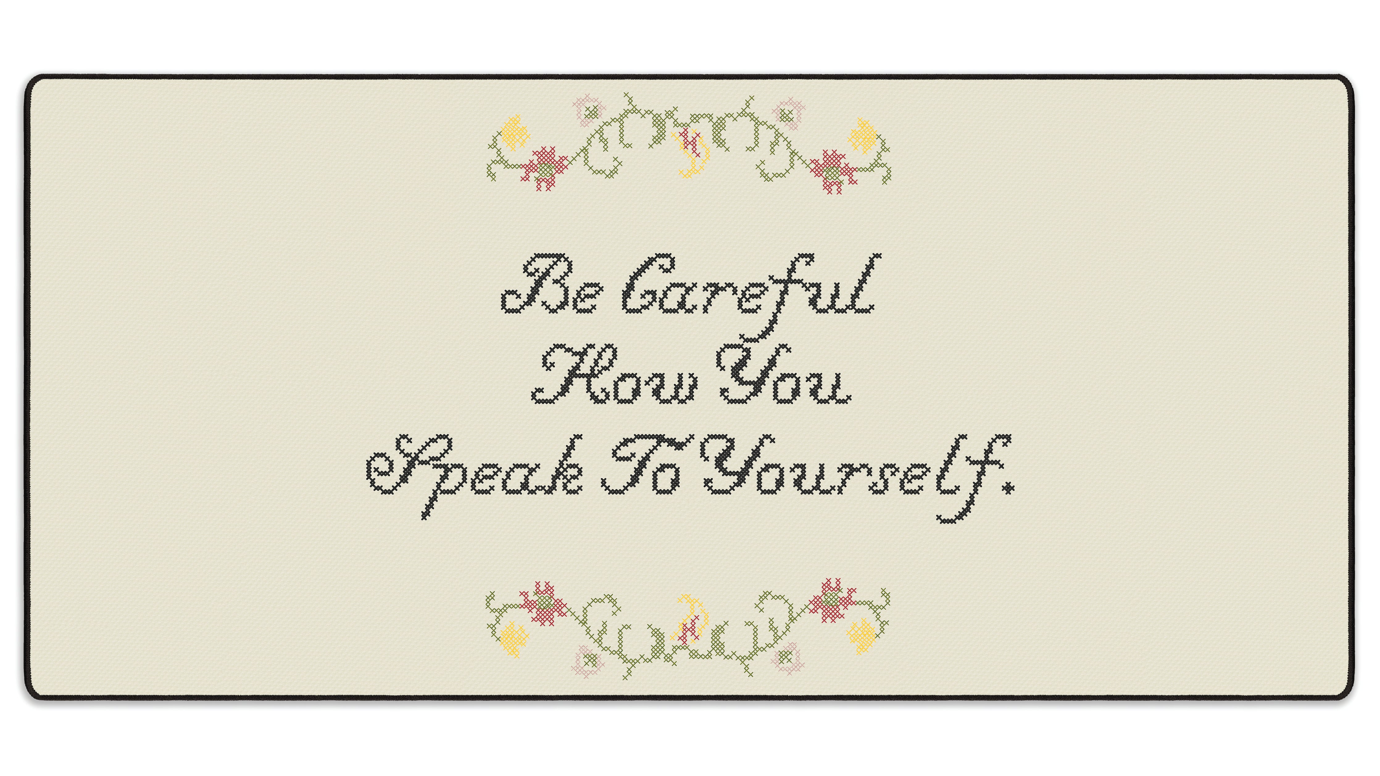 Speak Kindly Cross-Stitch - The Mousepad Company