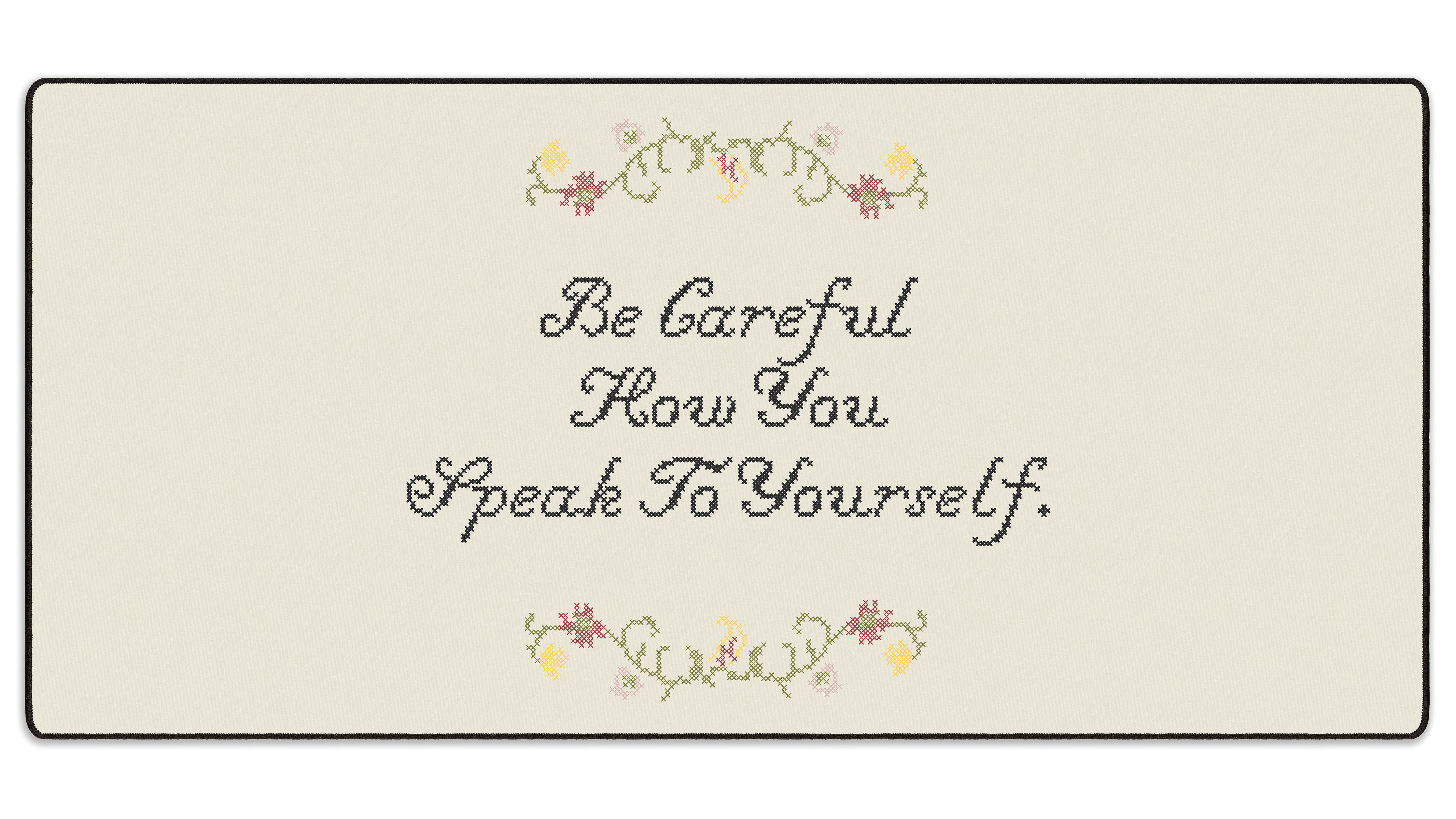 Speak Kindly Cross-Stitch - The Mousepad Company