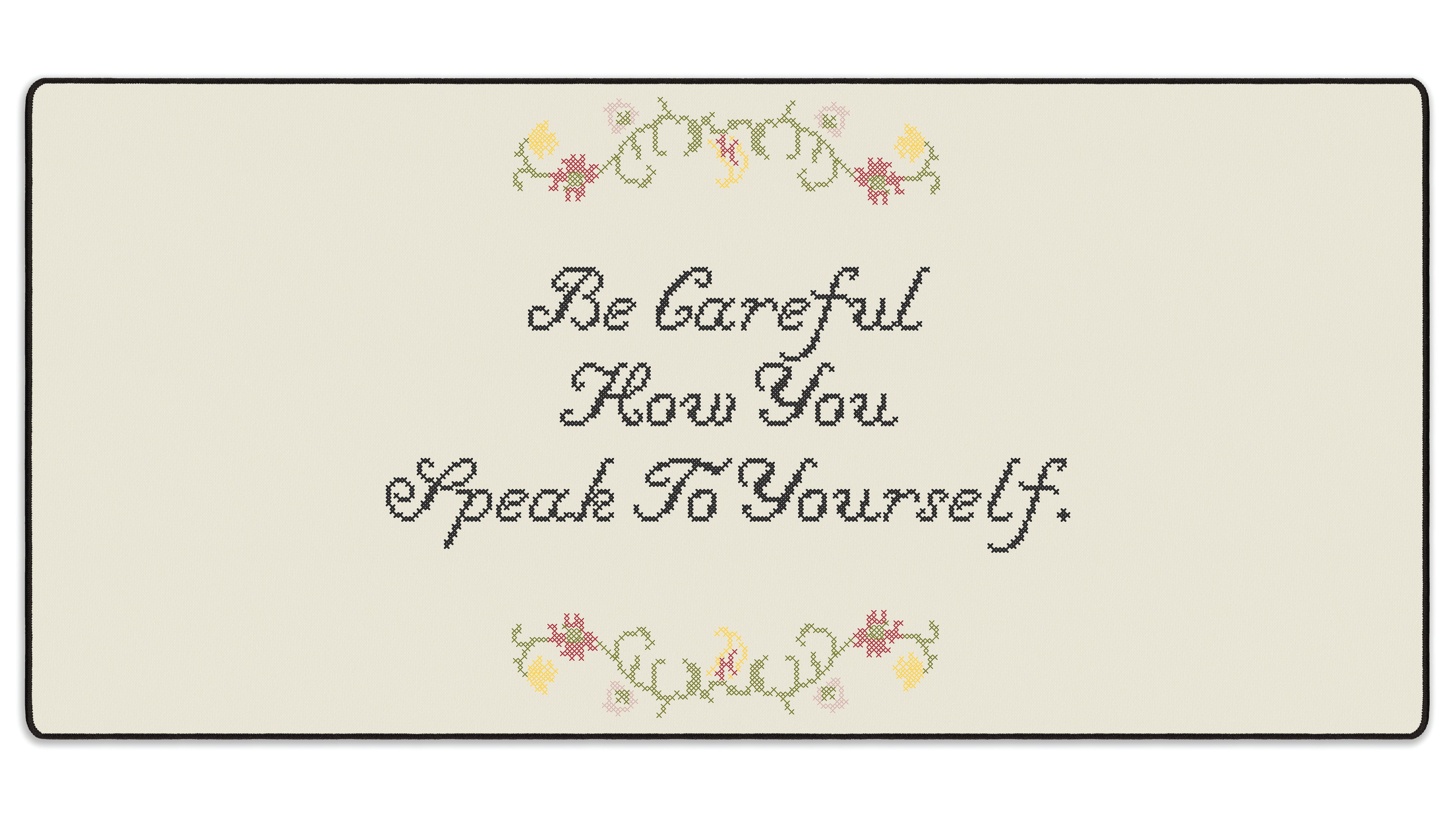 Speak Kindly Cross-Stitch - The Mousepad Company