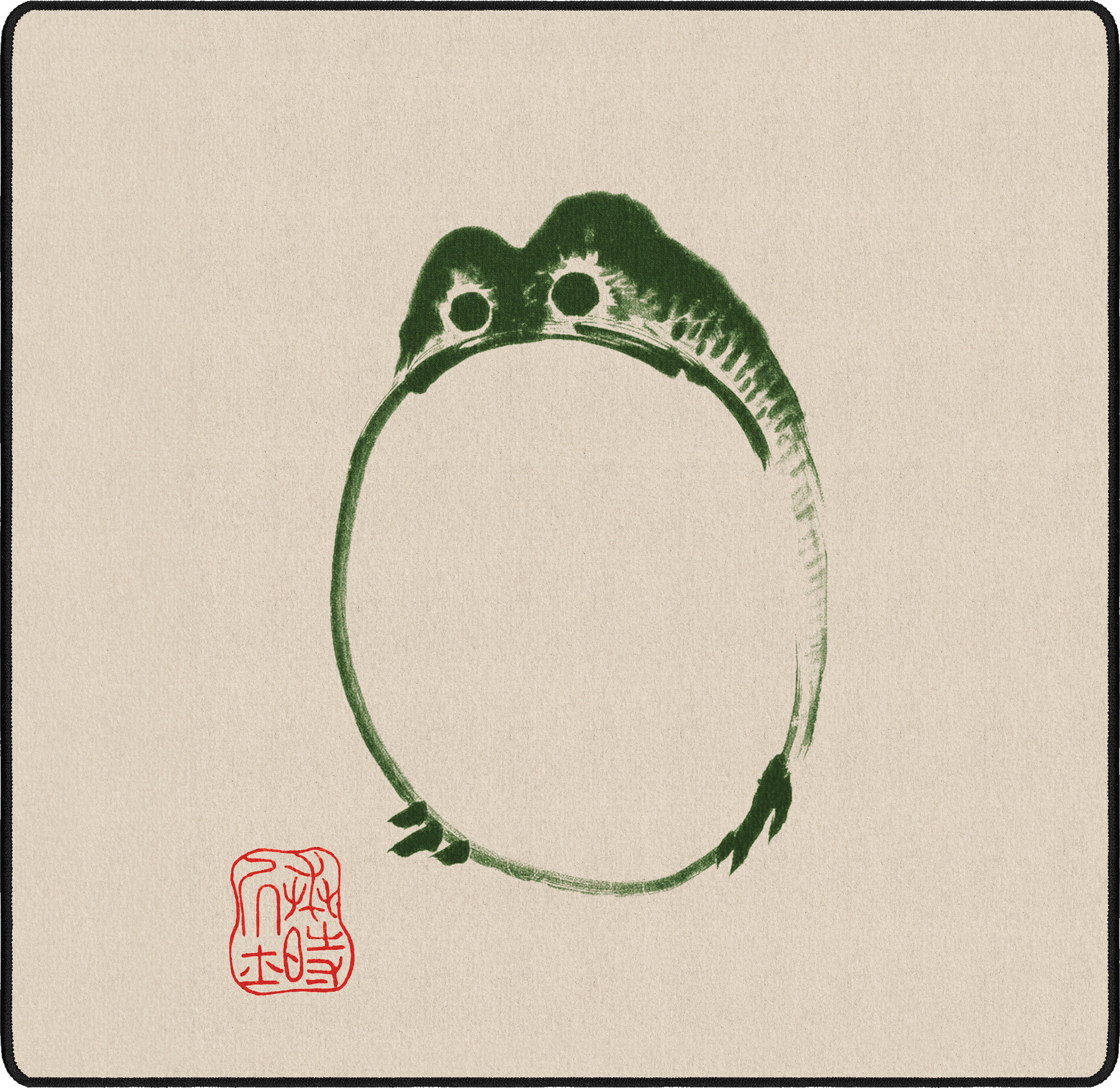 The Frog, by Matsumoto Hoji mousepad thumbnail, Original, Medium/Small