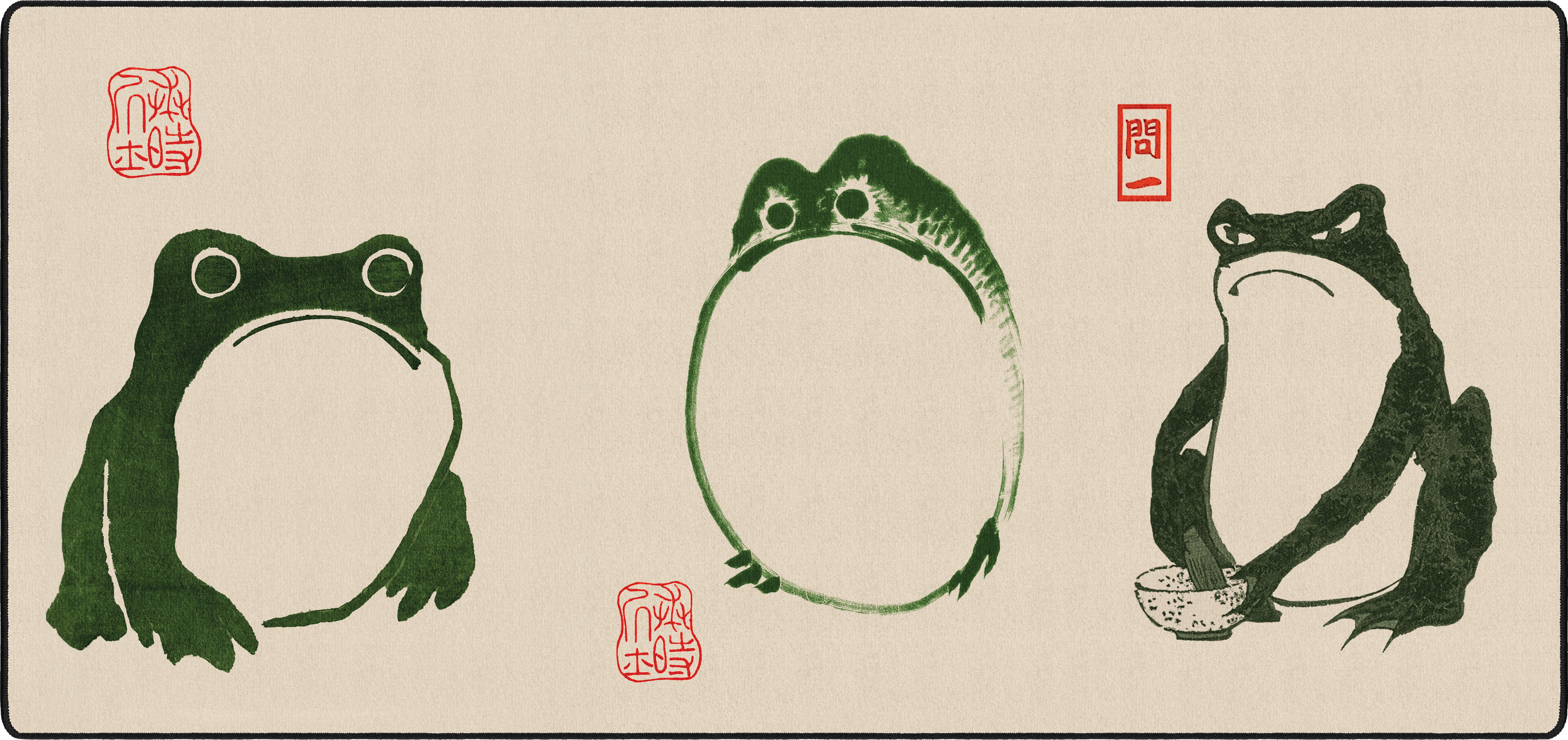 The Frog, by Matsumoto Hoji mousepad thumbnail, Original, Large/XXL