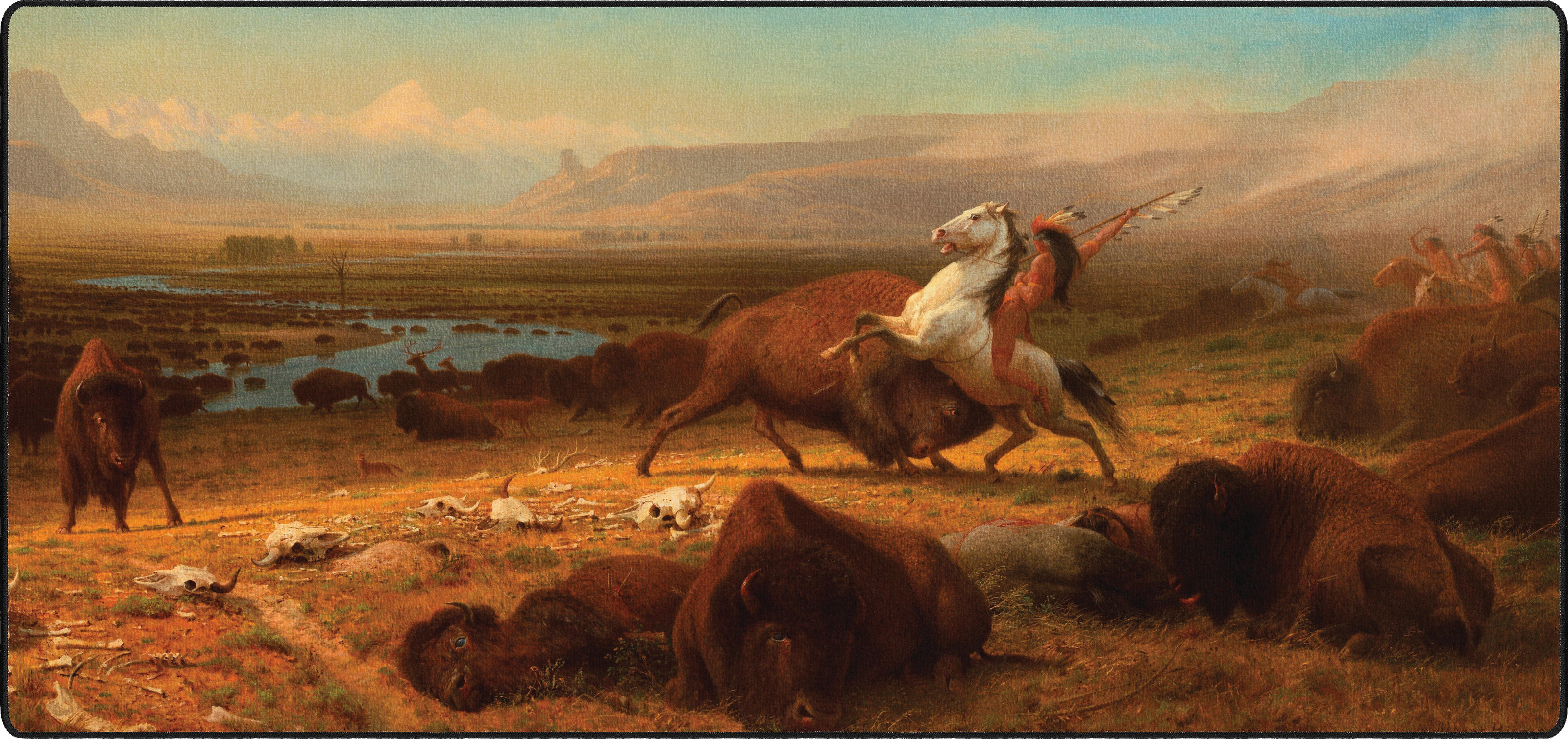 The Last of the Buffalo mousepad thumbnail, Original, Large/XXL