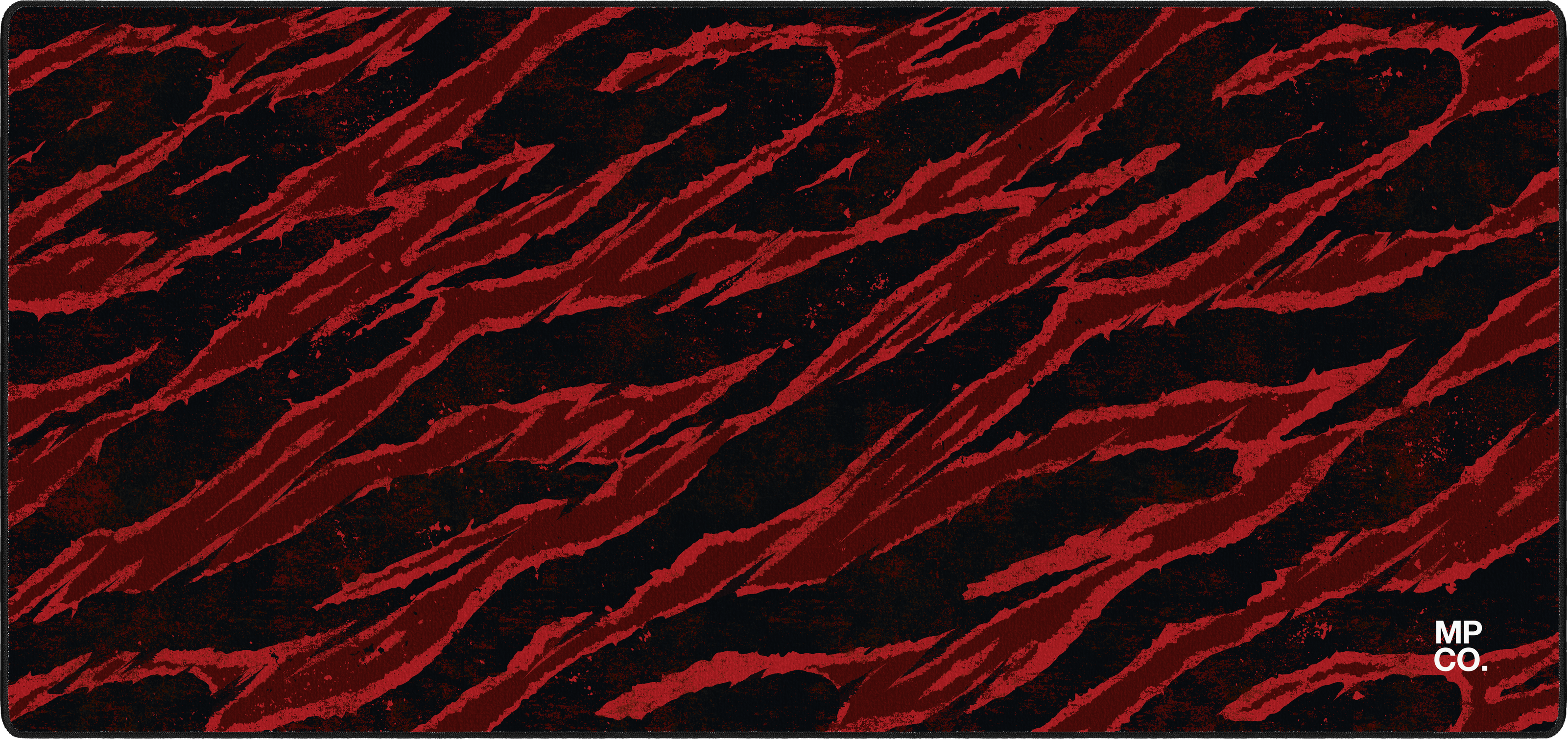 Tiger Stripe mousepad thumbnail, Red, Large/XXL
