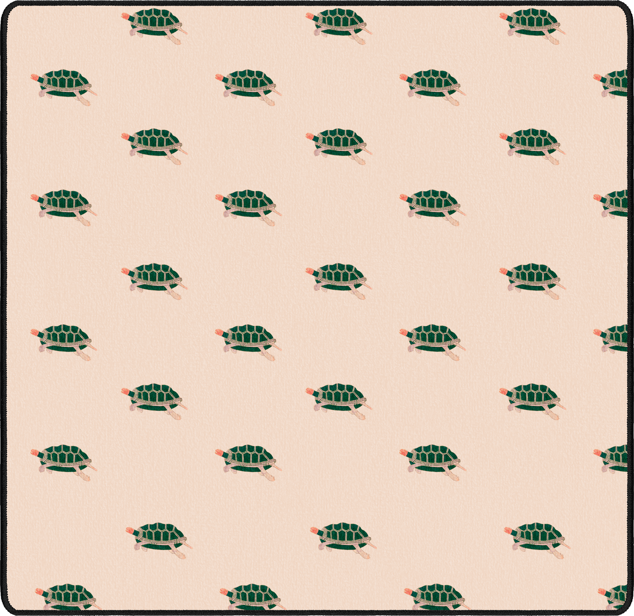 Tiny Turtles mousepad thumbnail, Cream, Medium/Small