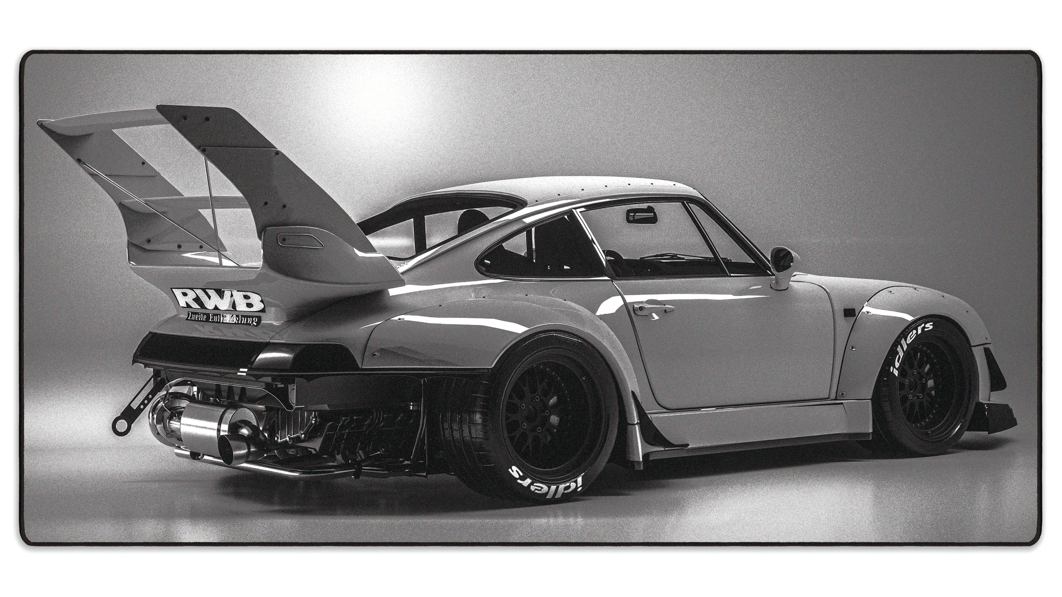 Vaporwave Porsche - The Mousepad Company