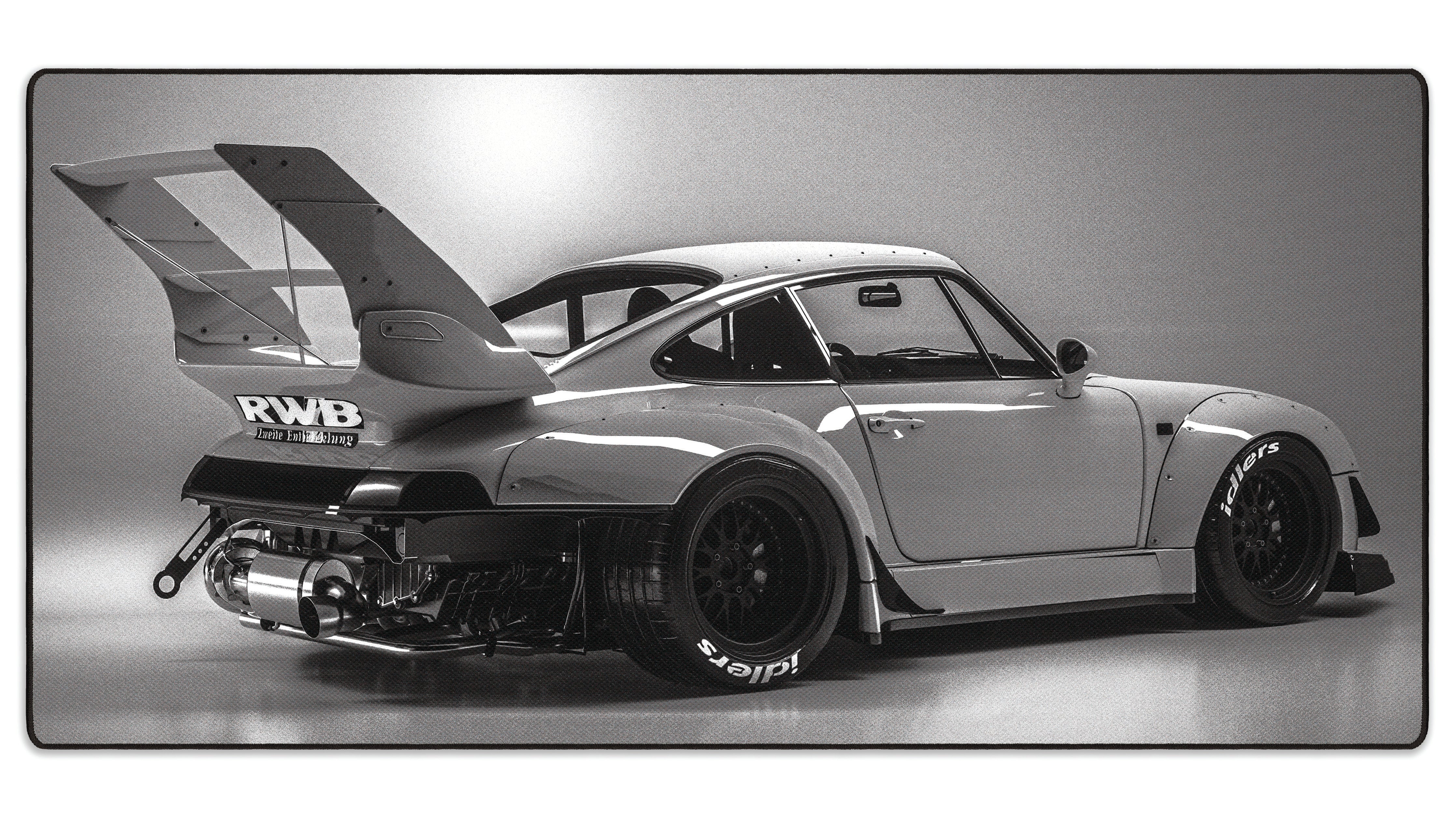 Vaporwave Porsche - The Mousepad Company