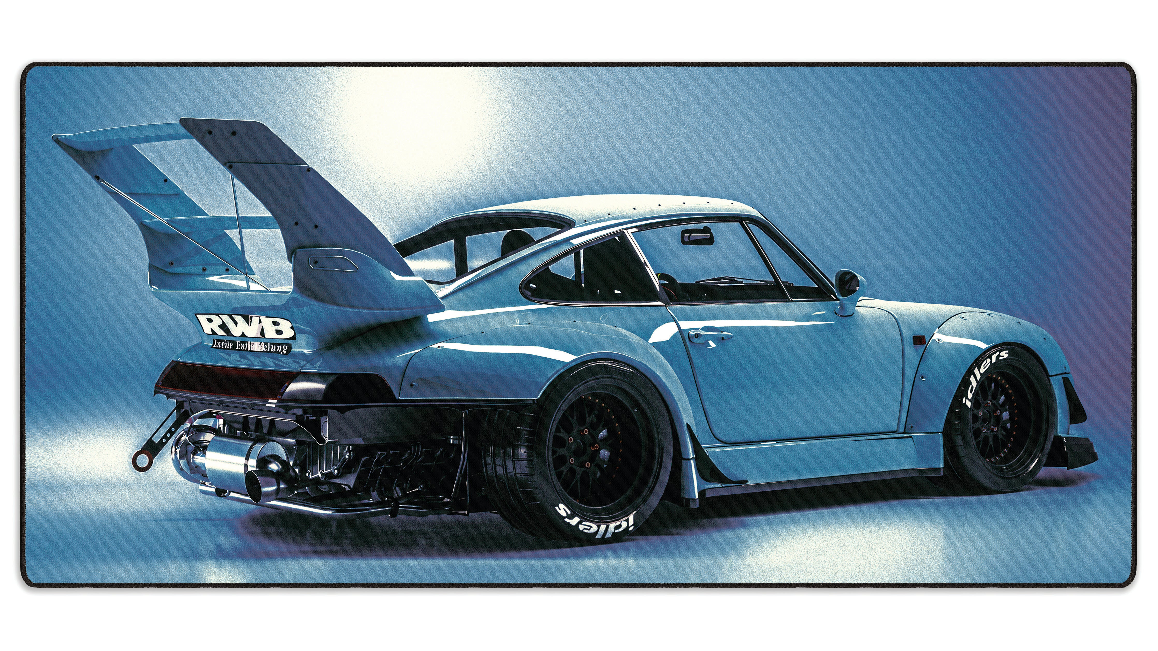 Vaporwave Porsche - The Mousepad Company