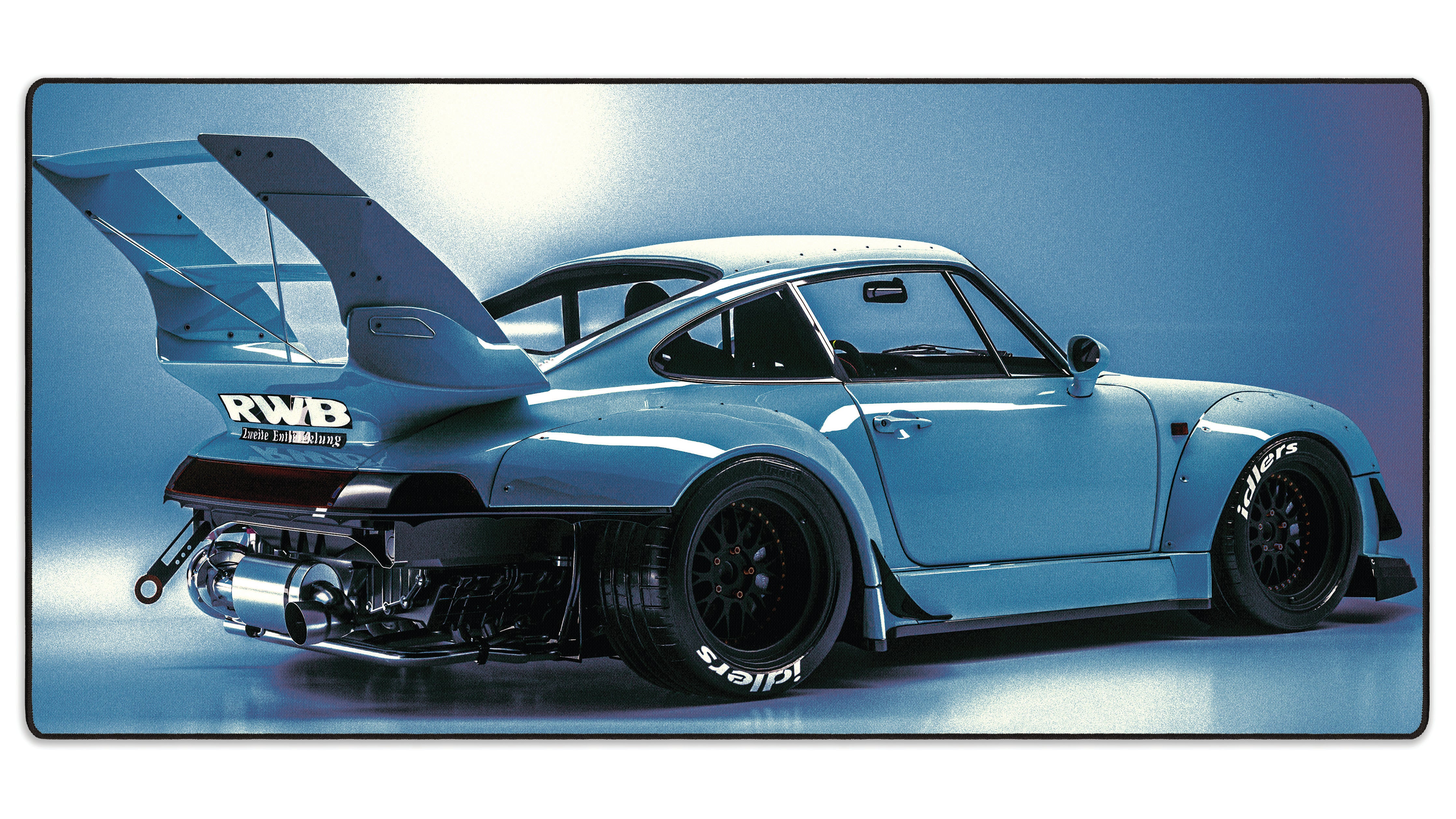 Vaporwave Porsche - The Mousepad Company