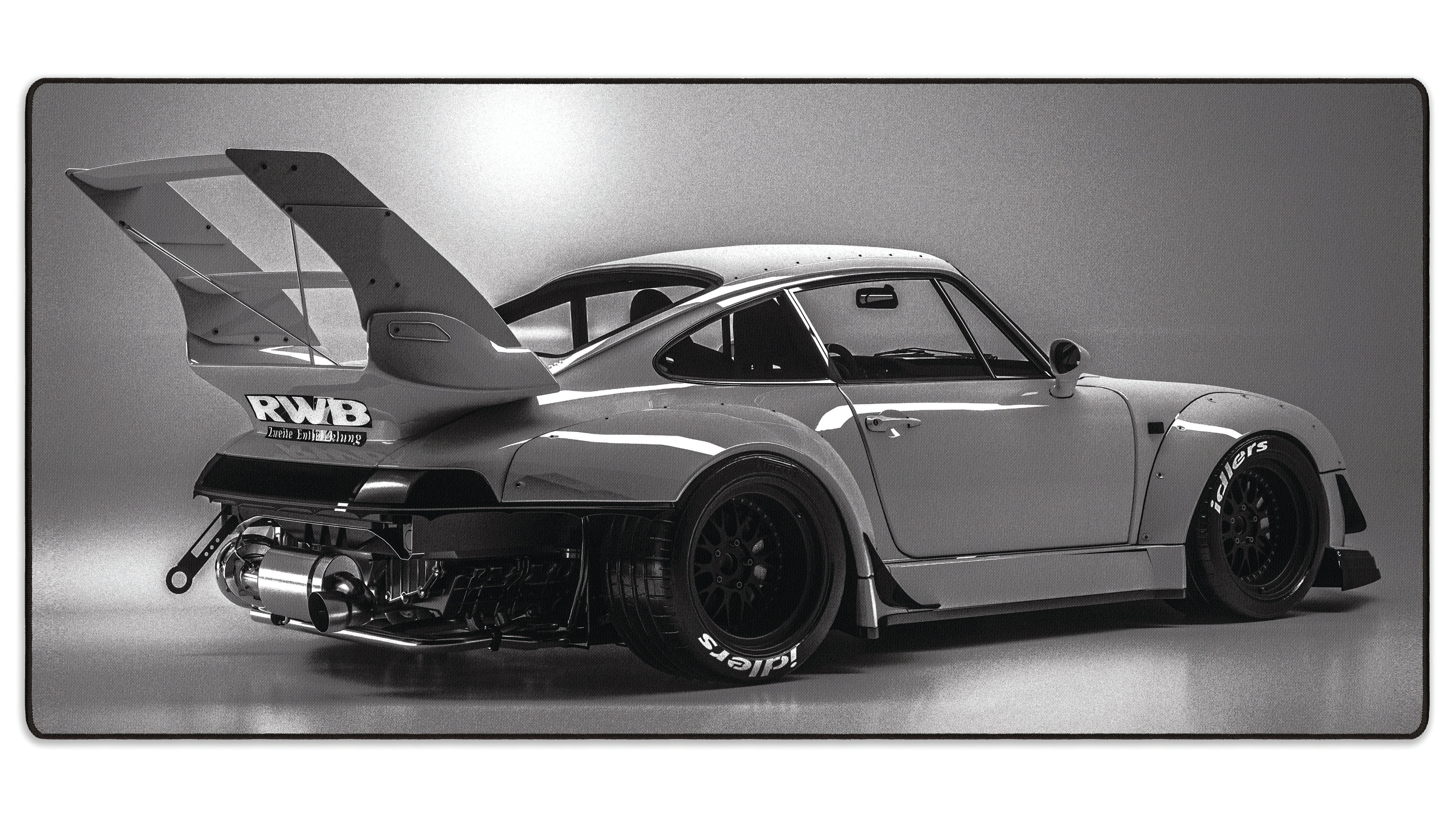 Vaporwave Porsche - The Mousepad Company